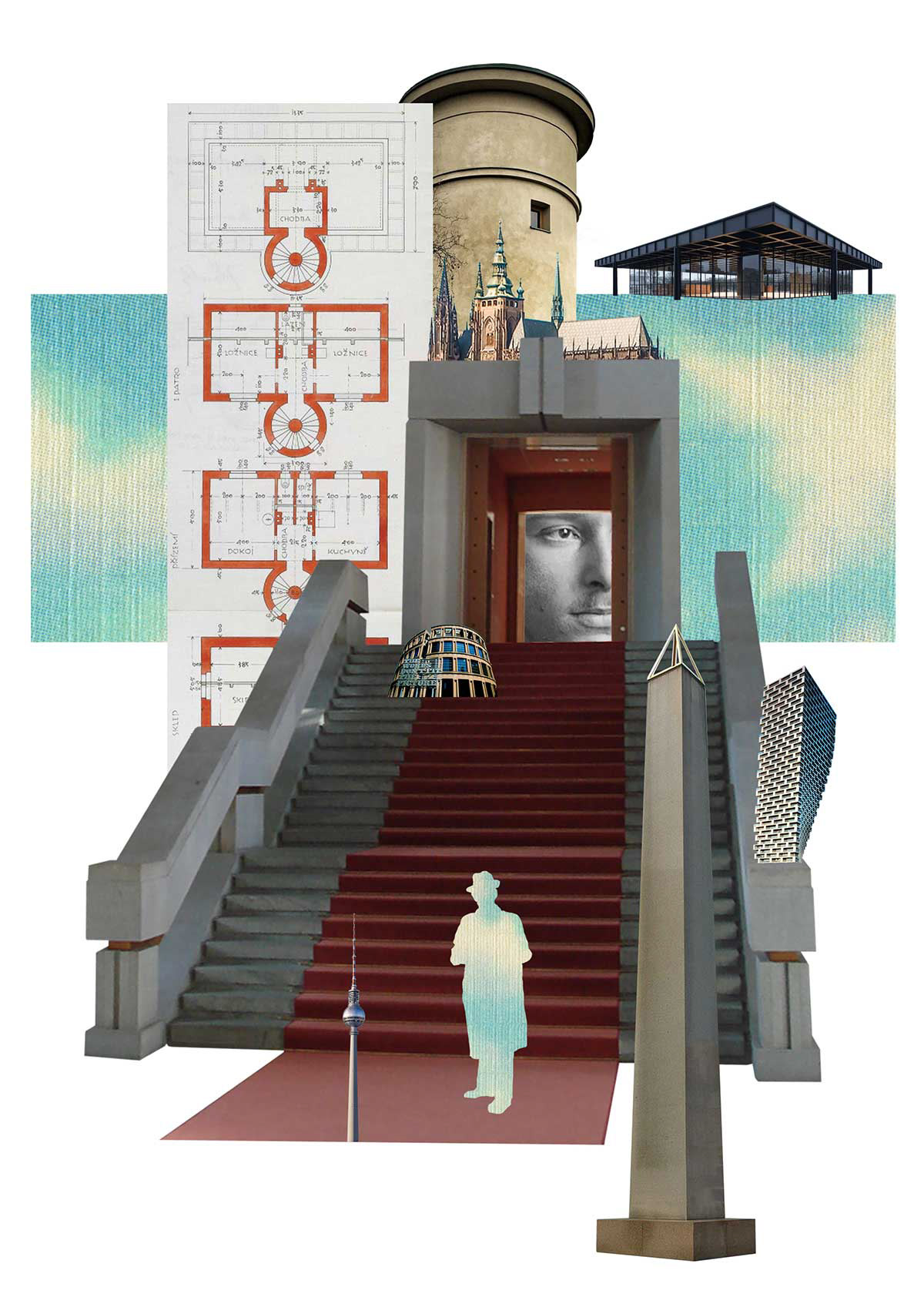 Elevation/Nadmořská výška, digital collage
