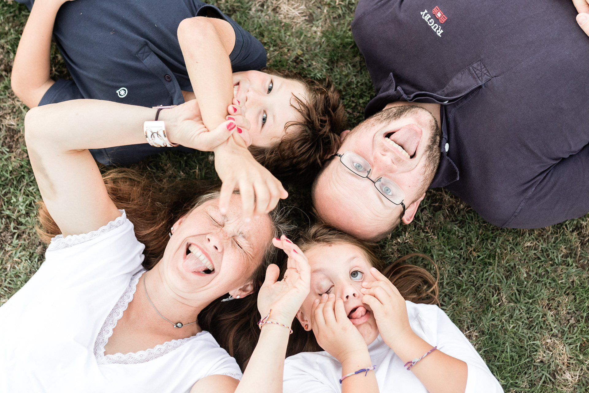 Grimaces en famille