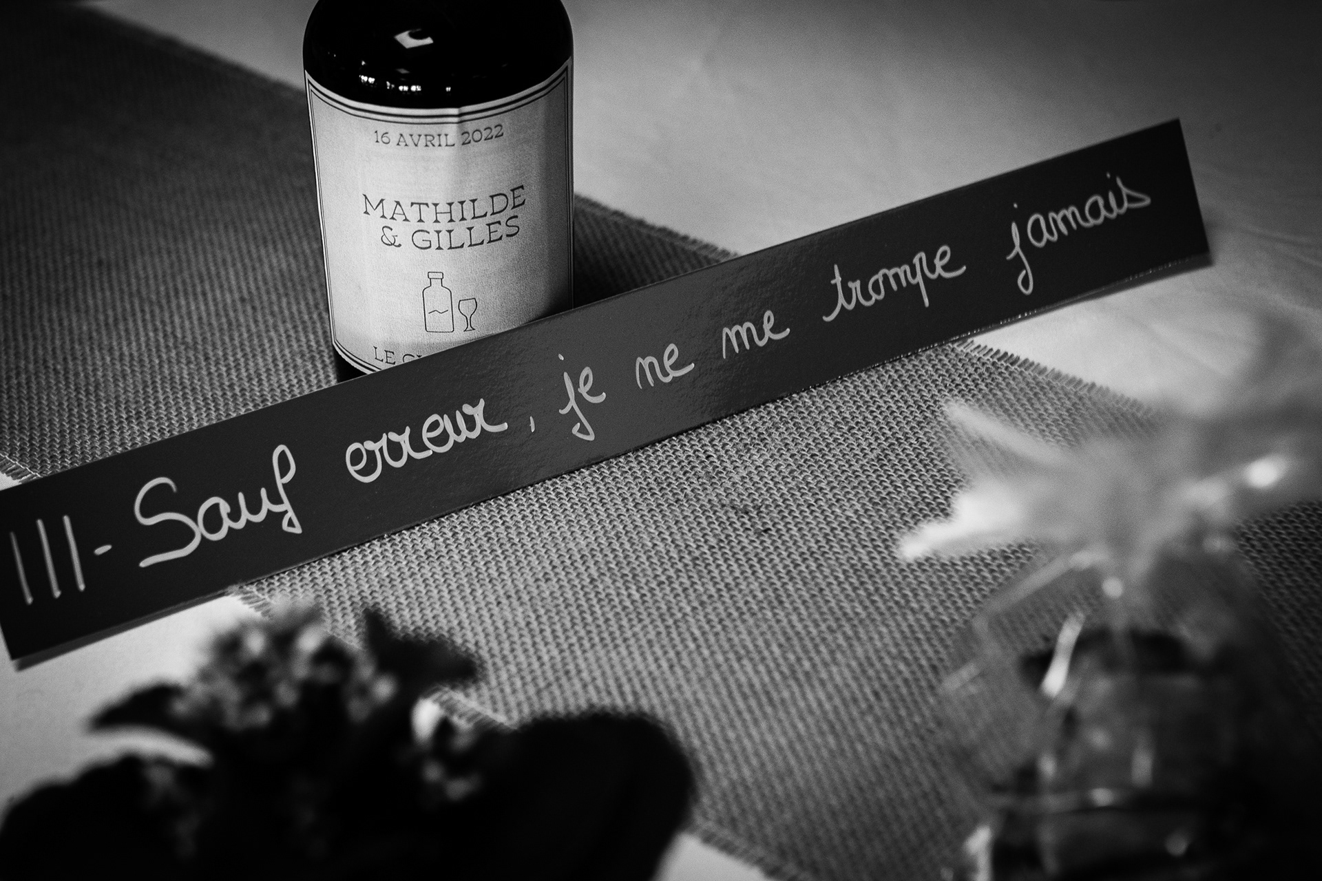 Détails - Décoration de table