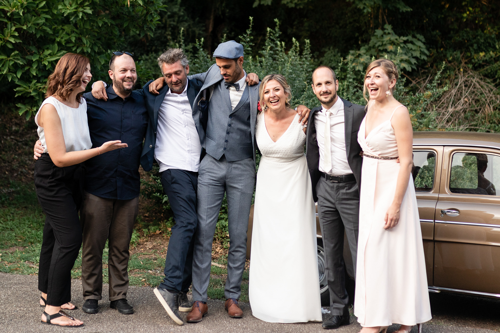 Photos de groupes entre copains, là aussi, il y a toujours les photos "classique" .... et les autre.... !