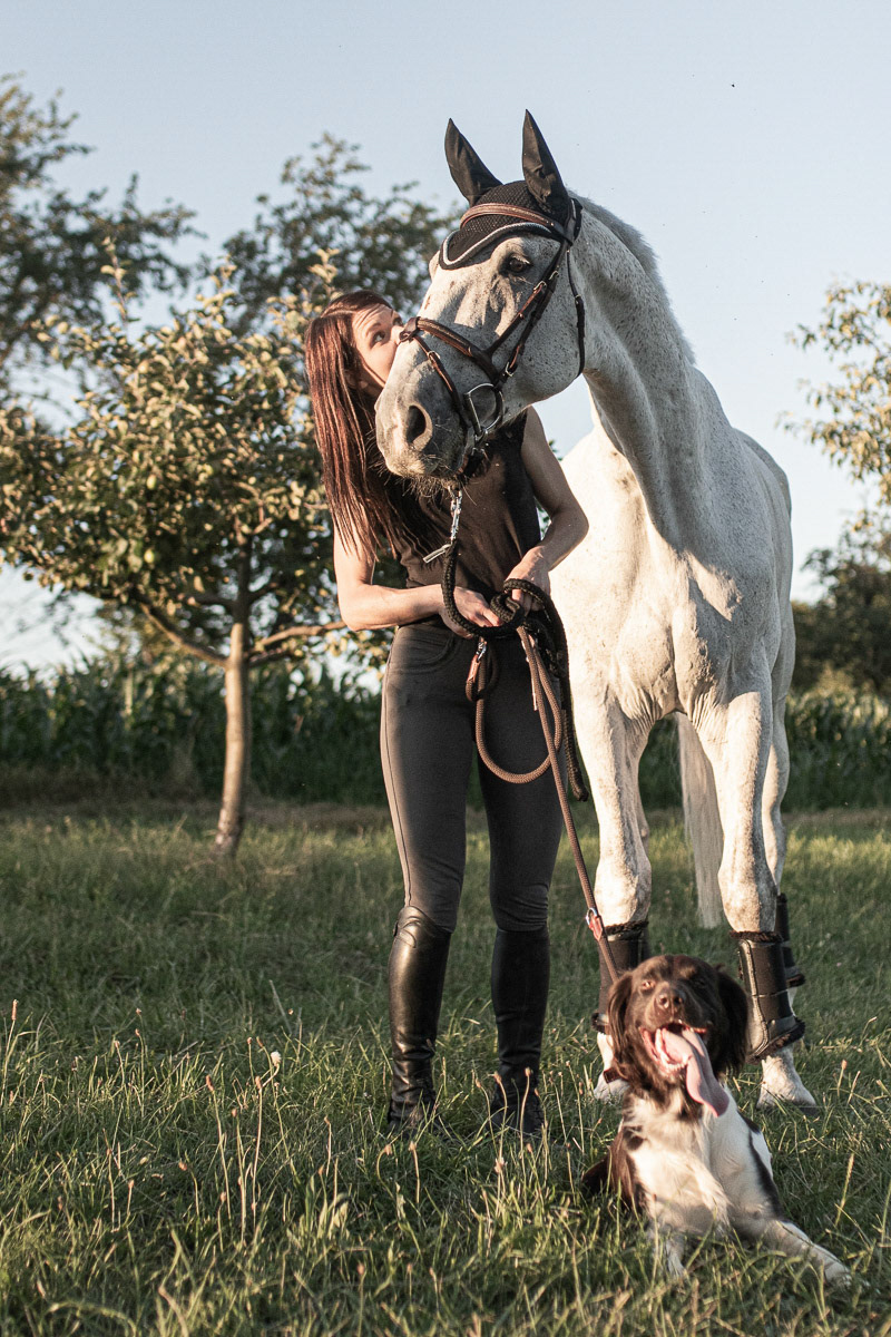 Caroline et Hélico à l'écurie Anstett Juin 2020 Reitwiller Juin 2020