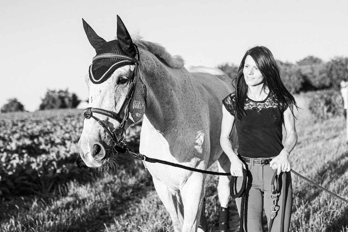 Caroline et Hélico à l'écurie Anstett Juin 2020 Reitwiller Juin 2020