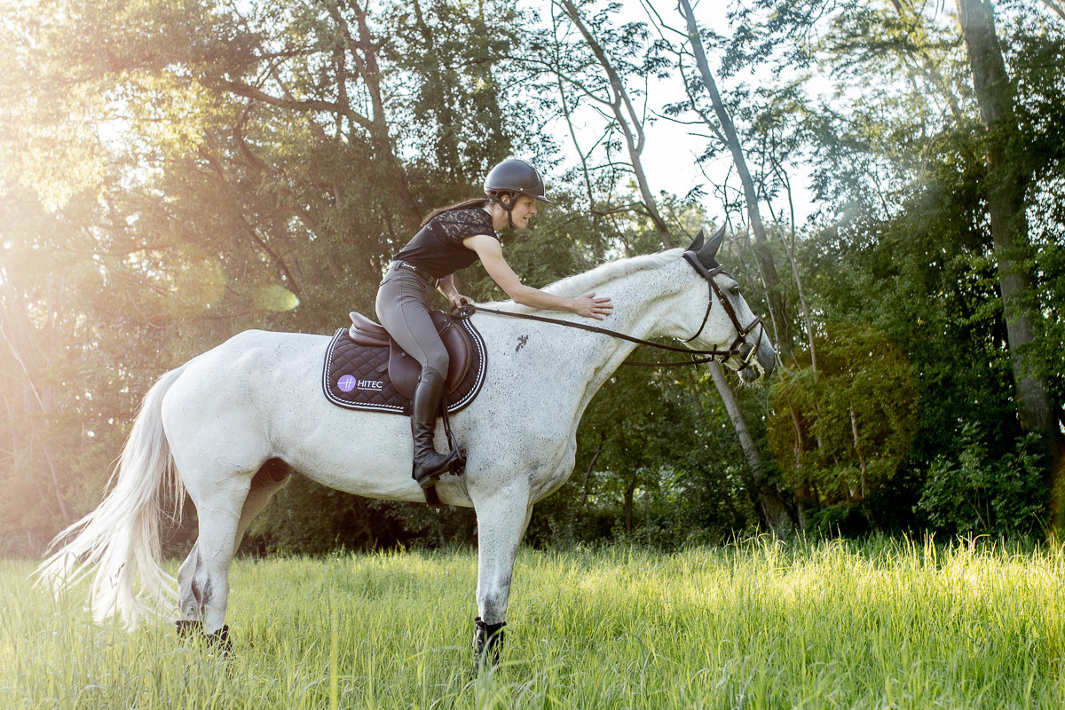 Caroline et Hélico à l'écurie Anstett Juin 2020 Reitwiller Juin 2020