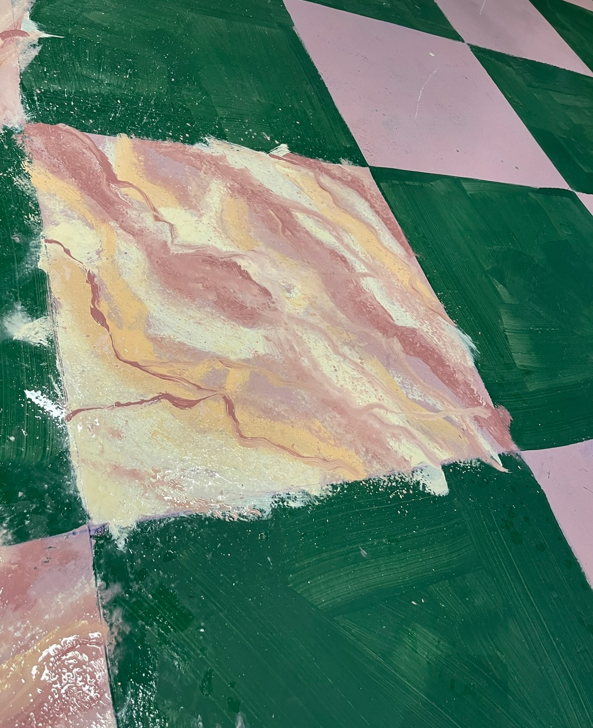 Pink Marble Final Result