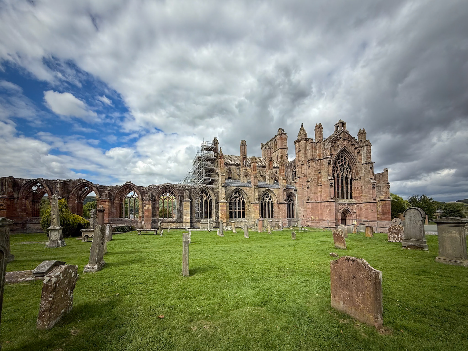 Melrose Abbey, Scotland.