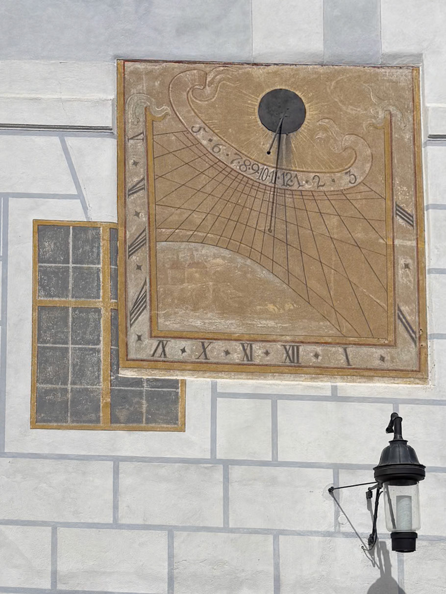 Sundial - Cesky Krumlov, Czech Republic