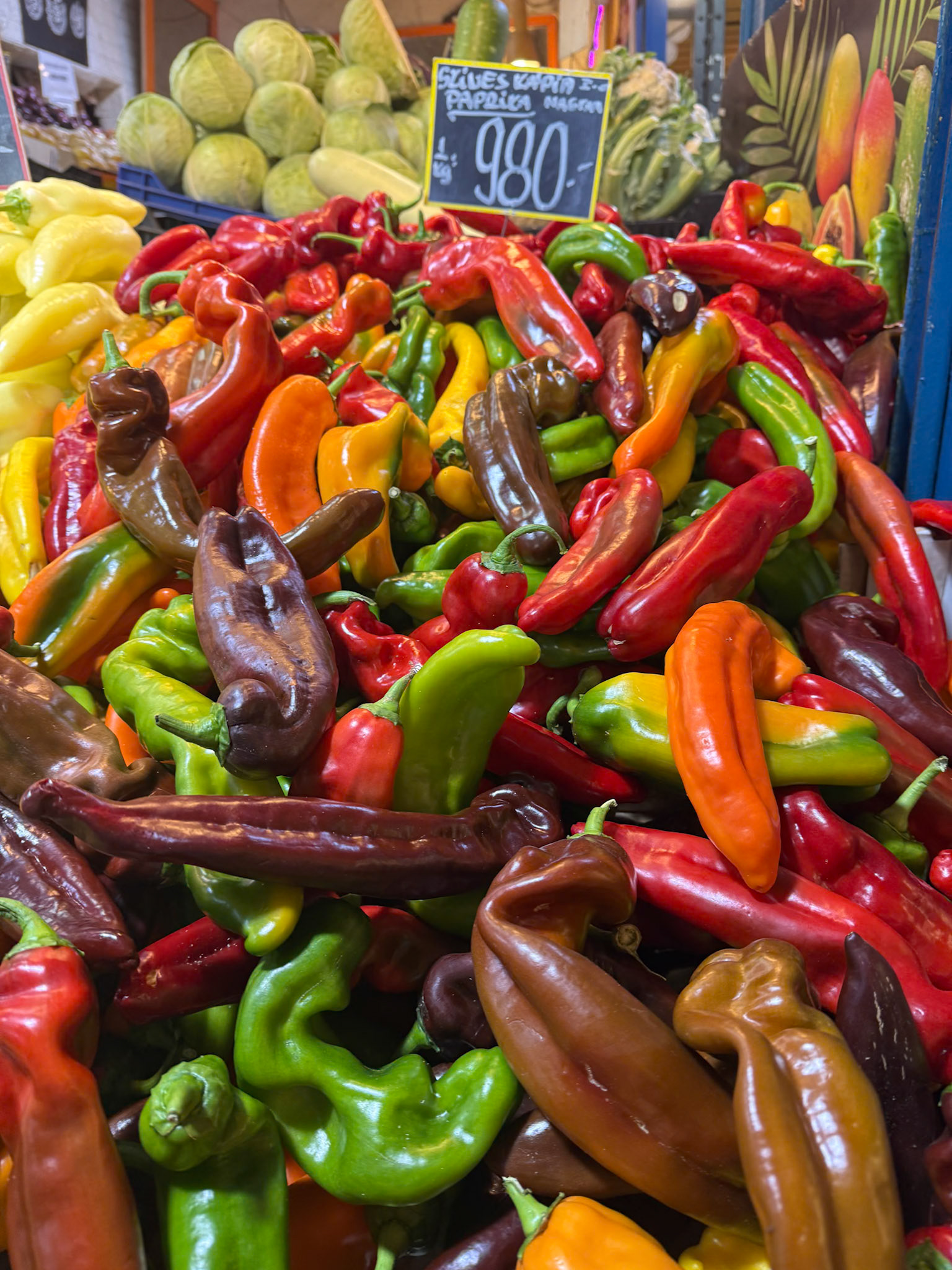 Vegetable Stall - Budapest, Hungary