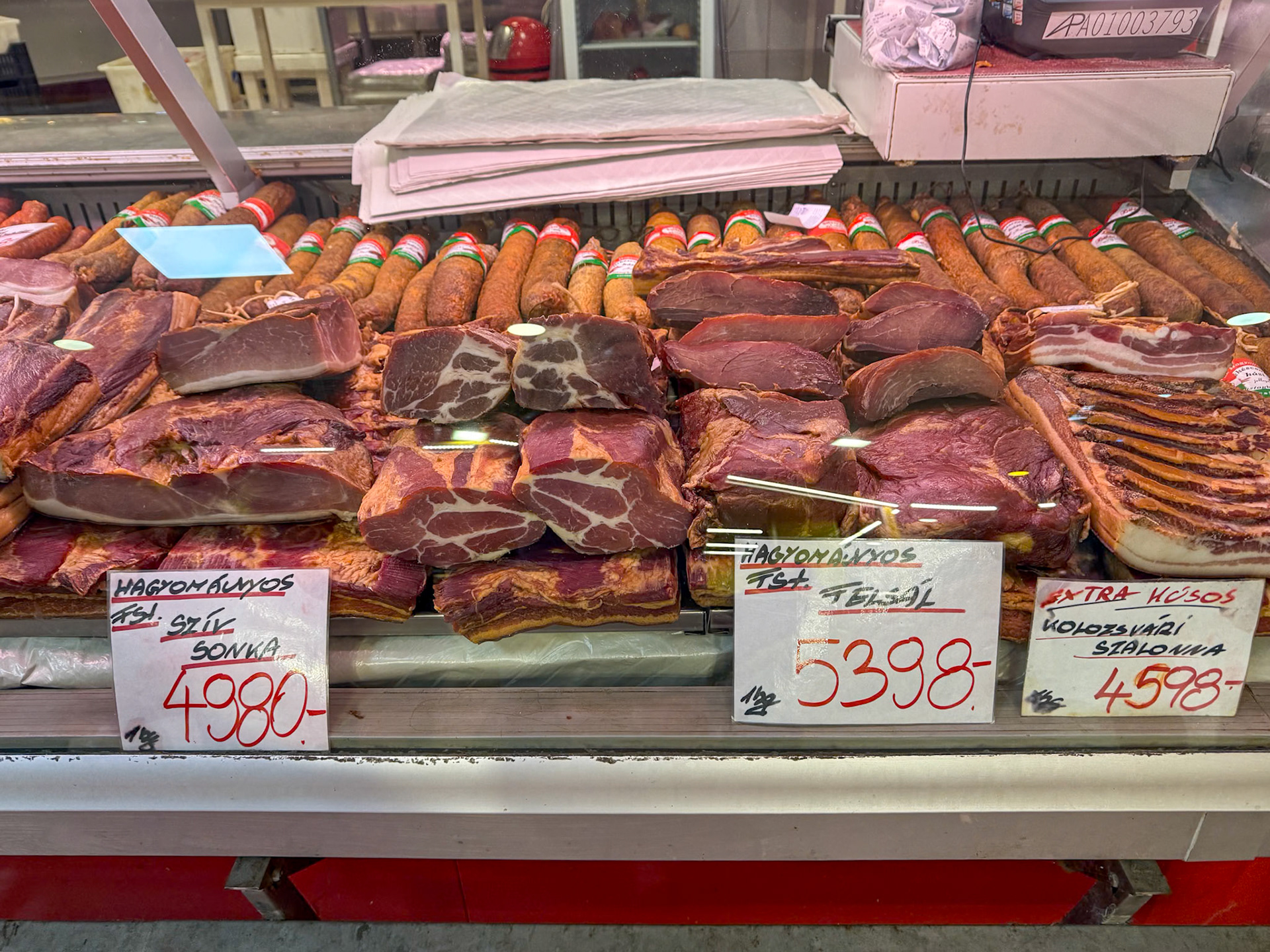 Butcher Shop Display - Budapest, Hungary