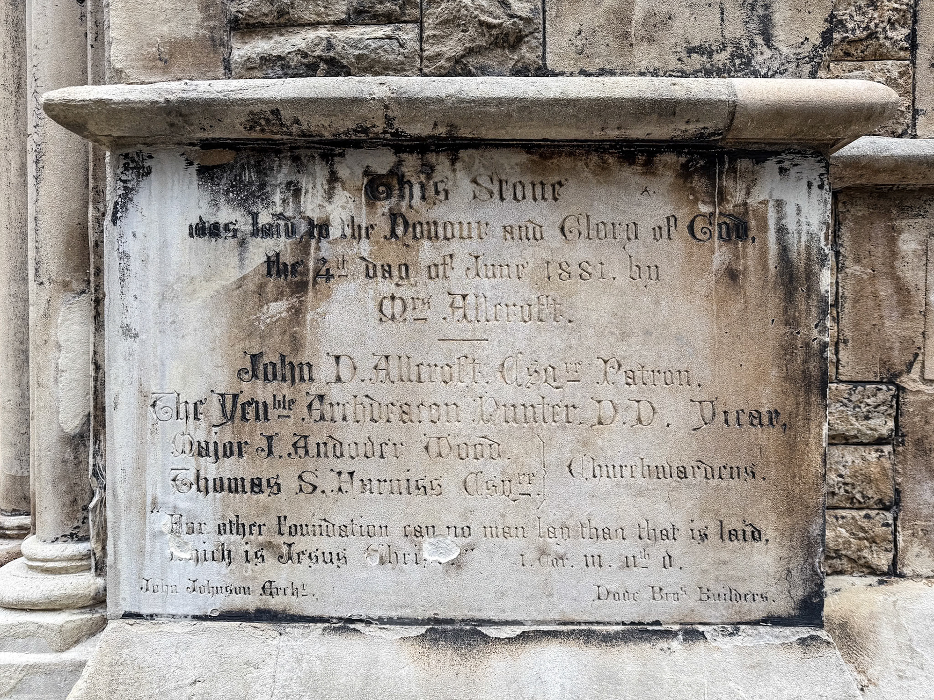 All Hallows Staining.