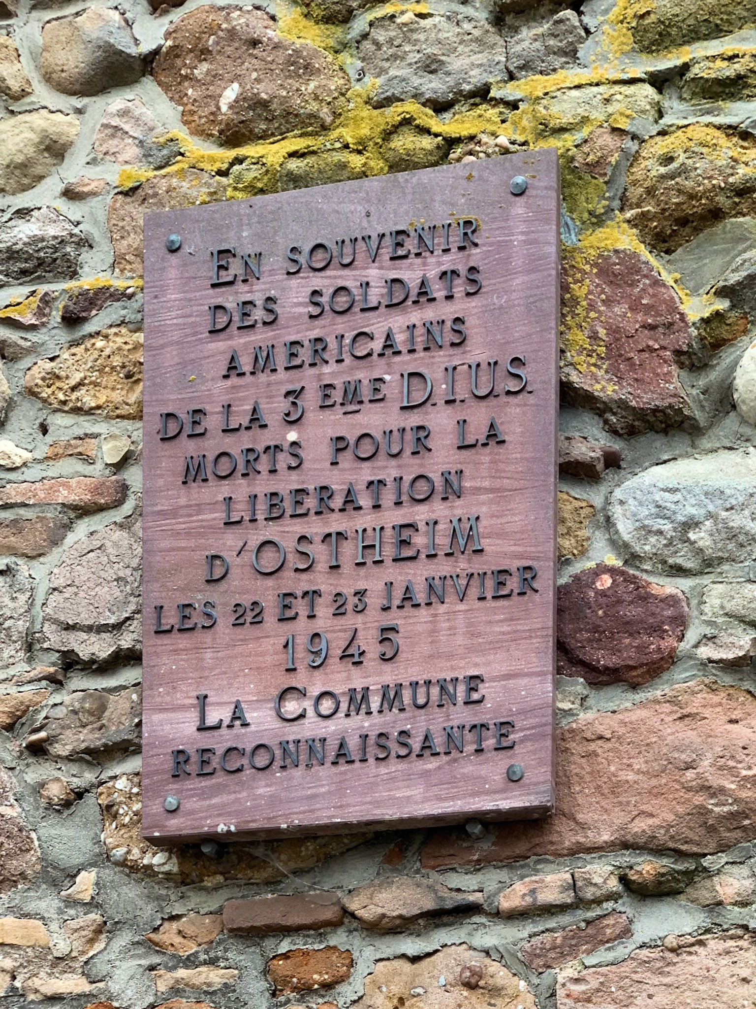 Sites and monuments recognizing the Colmar Pocket battles.