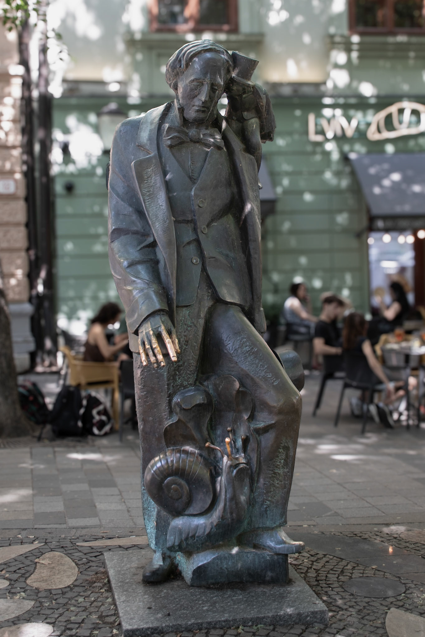 Hans Christian Andersen Statue - Bratislava, Slovakia