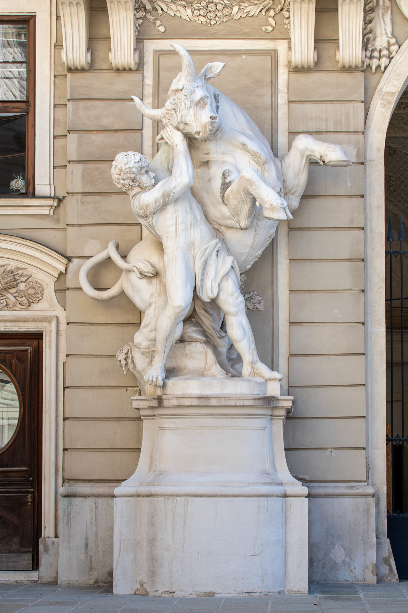 Sculpture at Hofburg Palace - Vienna, Austria