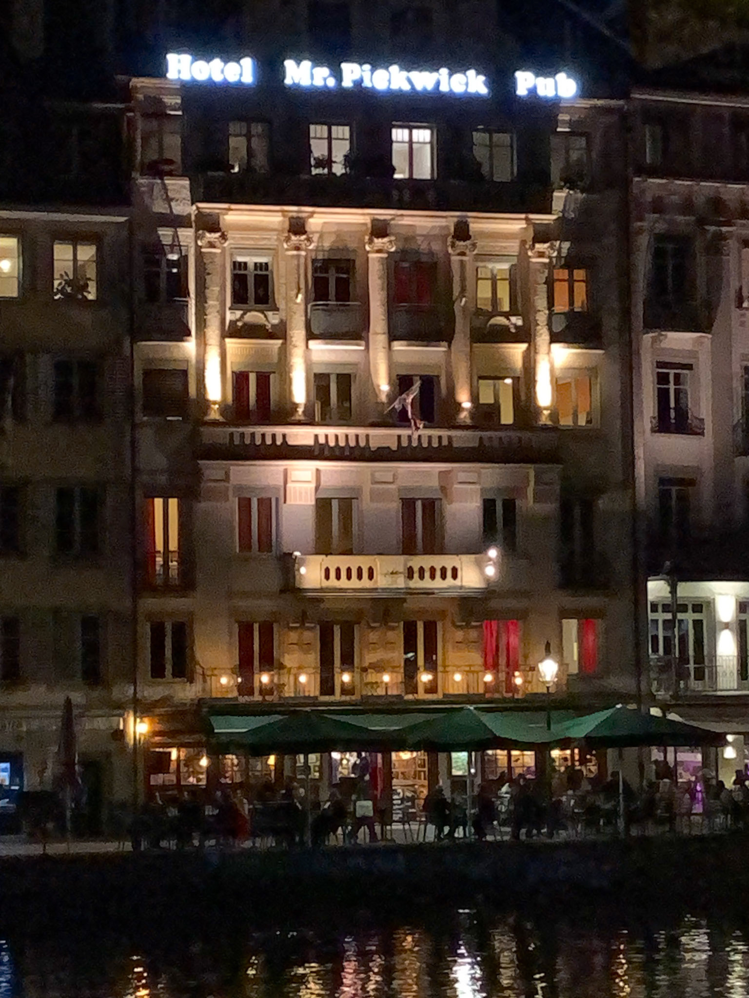 Walking around Luzerne.