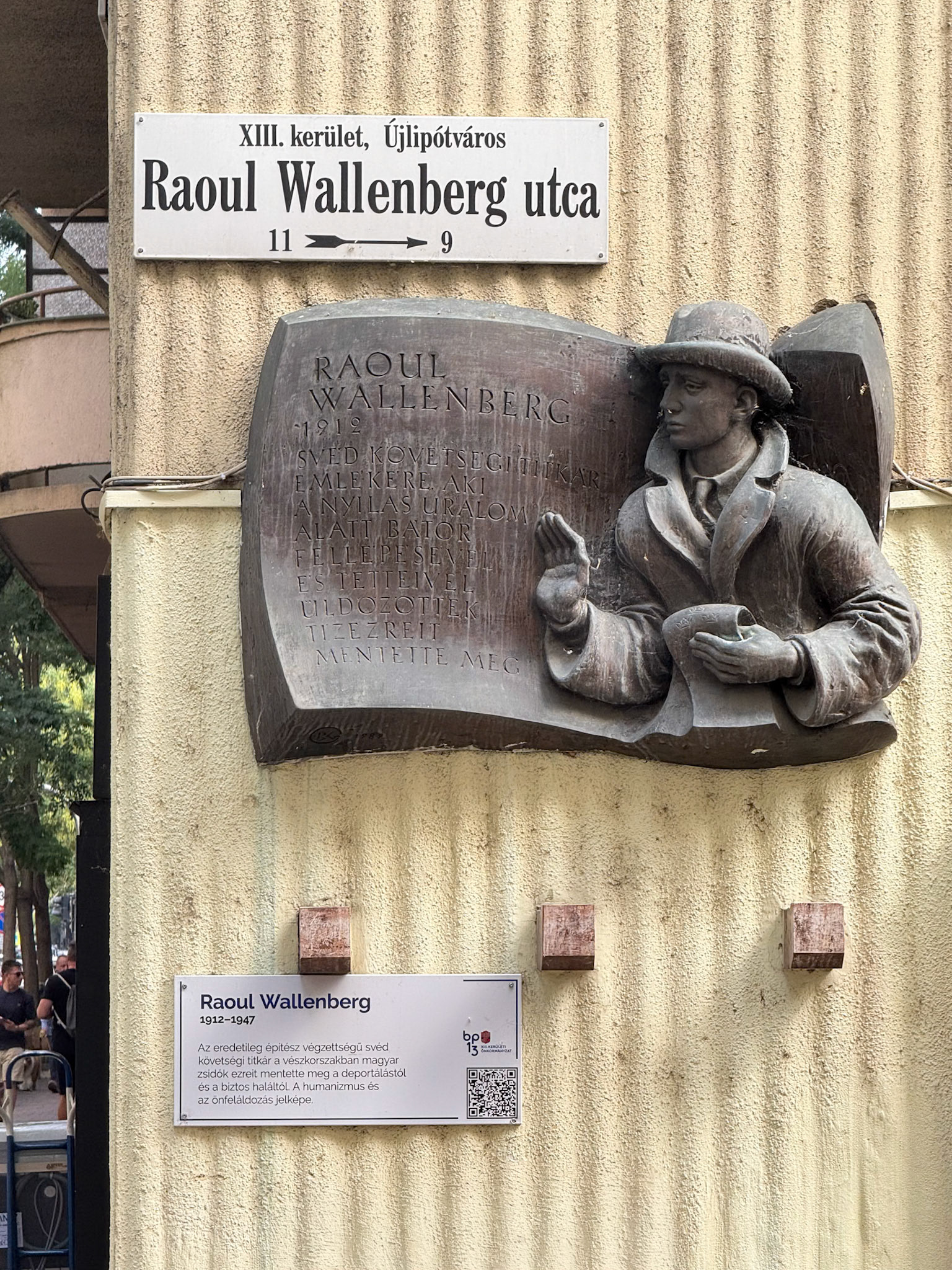 Raoul Wallenberg Memorial - Budapest, Hungary