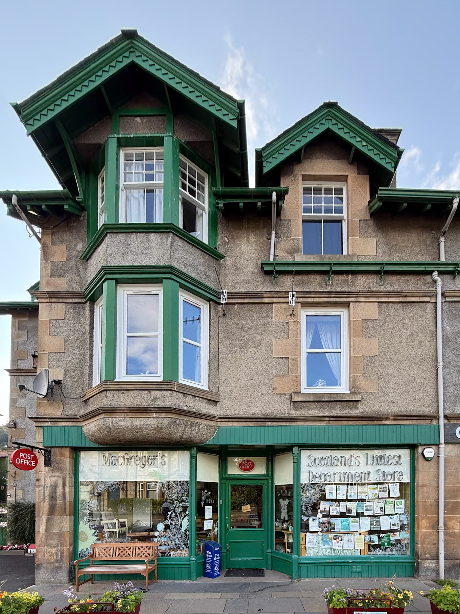 Lochearnhead, home to MacGregor's Scotland's Littlest Department Store.