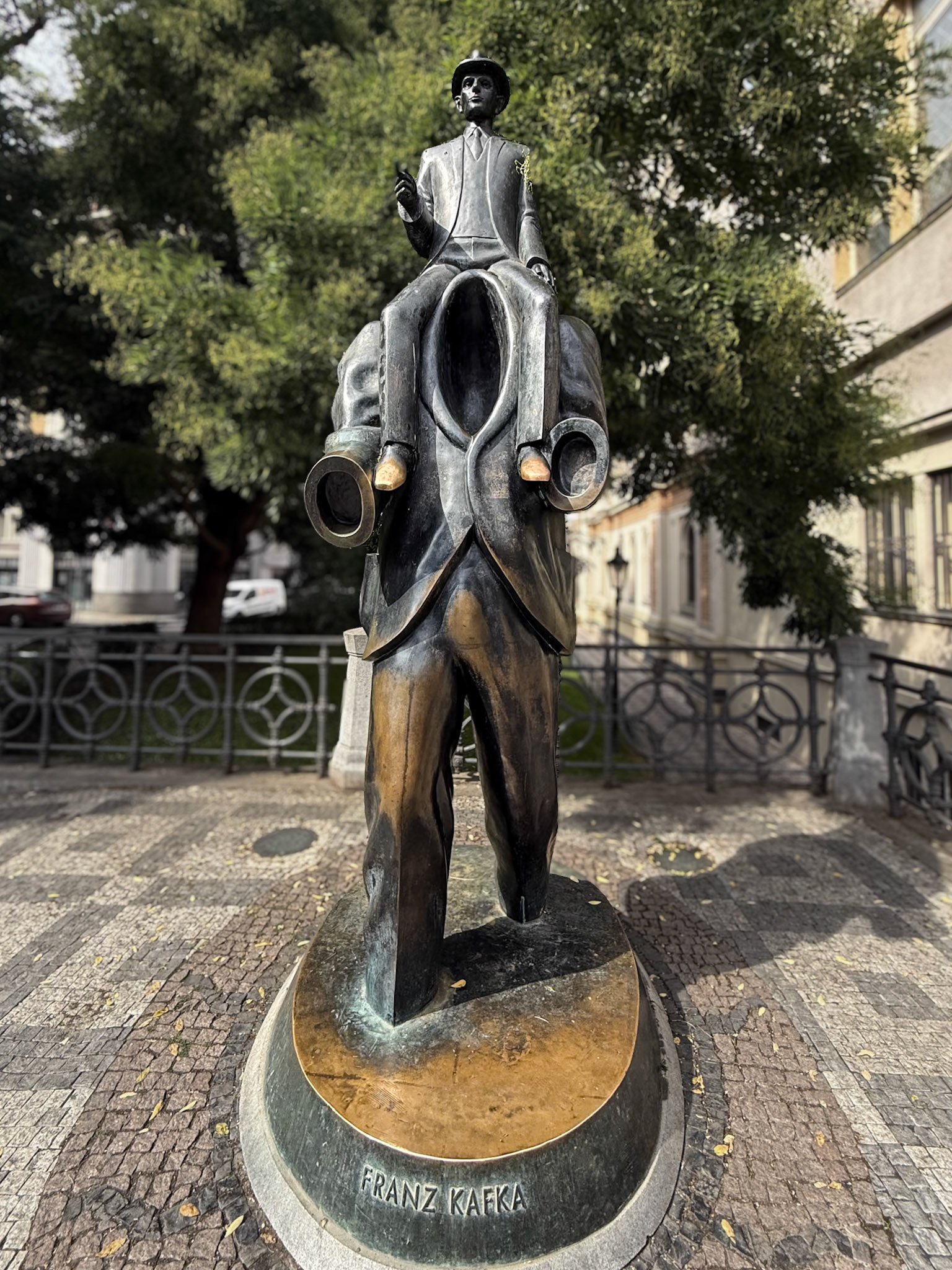 Franz Kafka Statue - Prague, Czech Republic