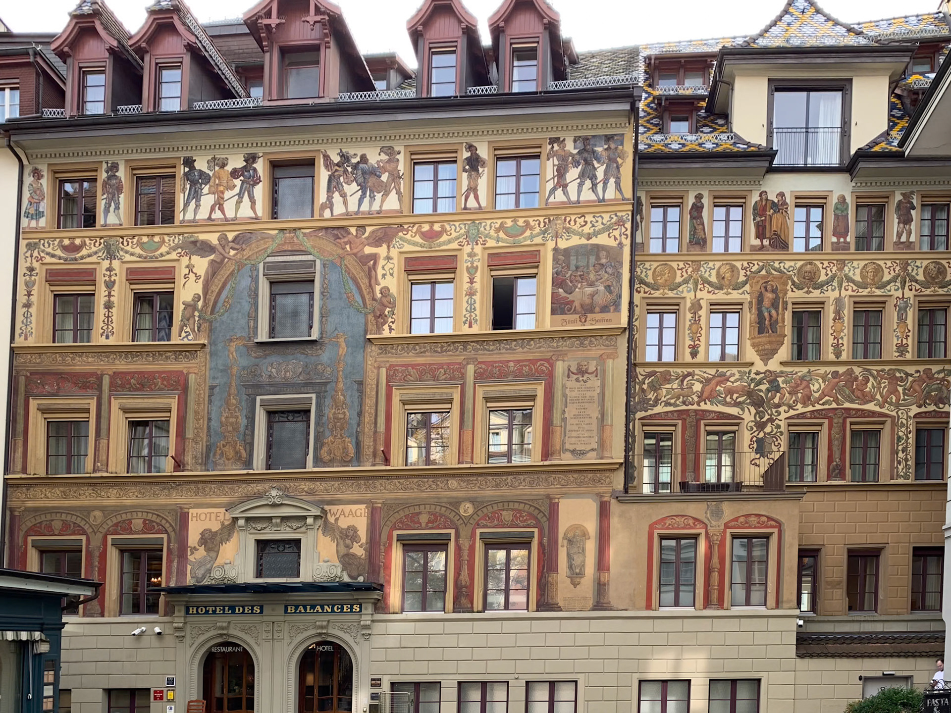 Walking around Luzerne.