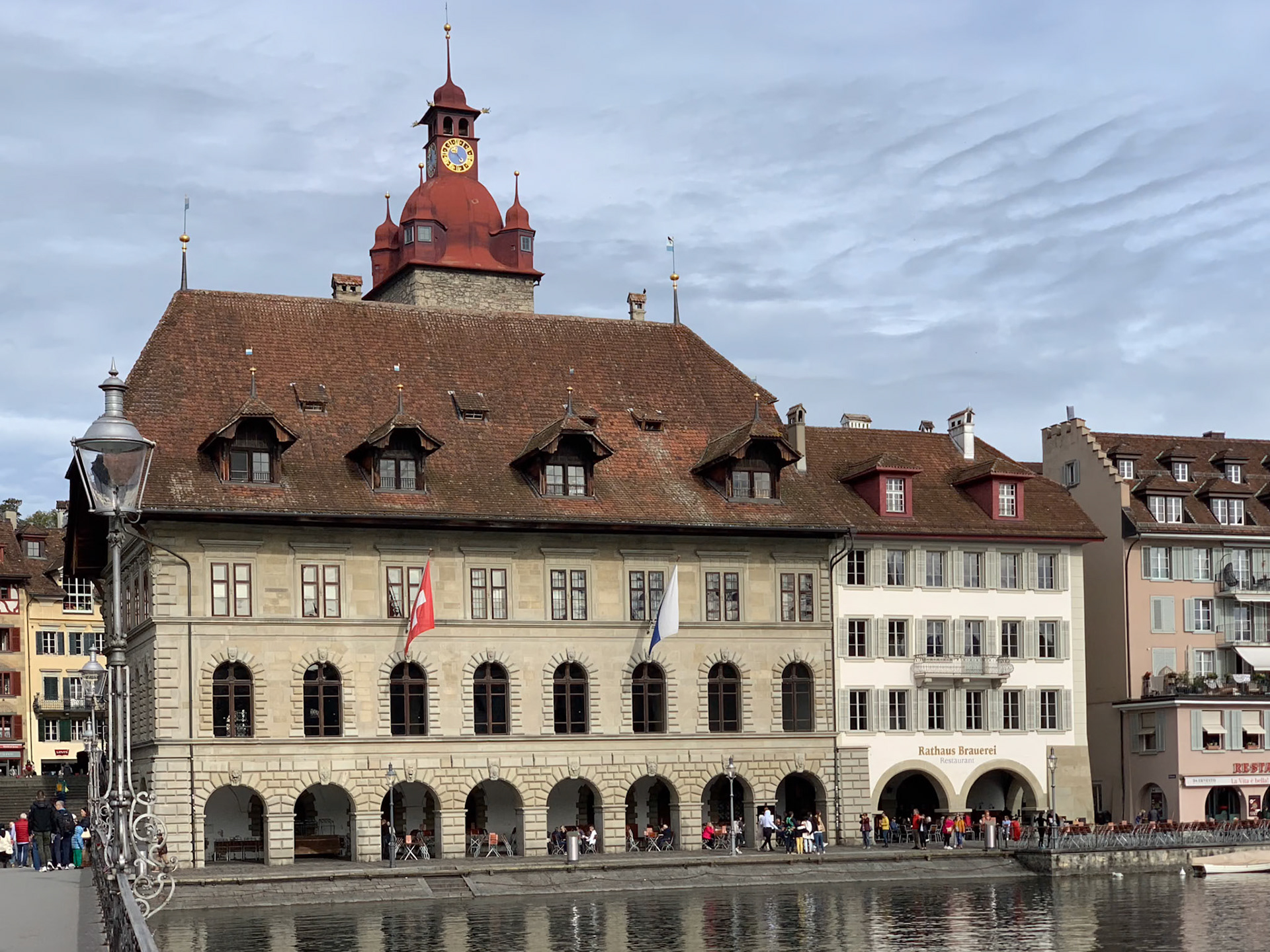 Walking around Luzerne.