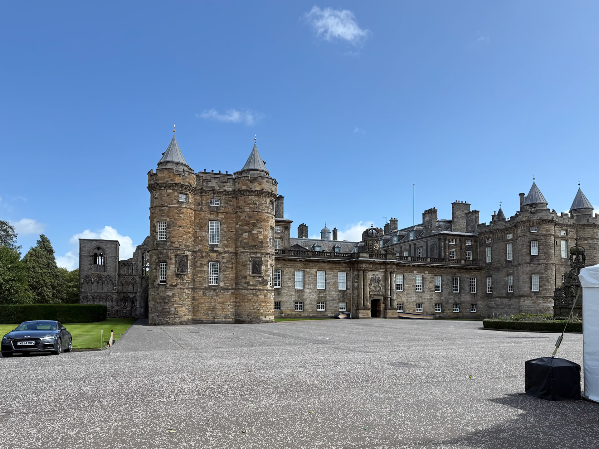 Holyrood Palace.