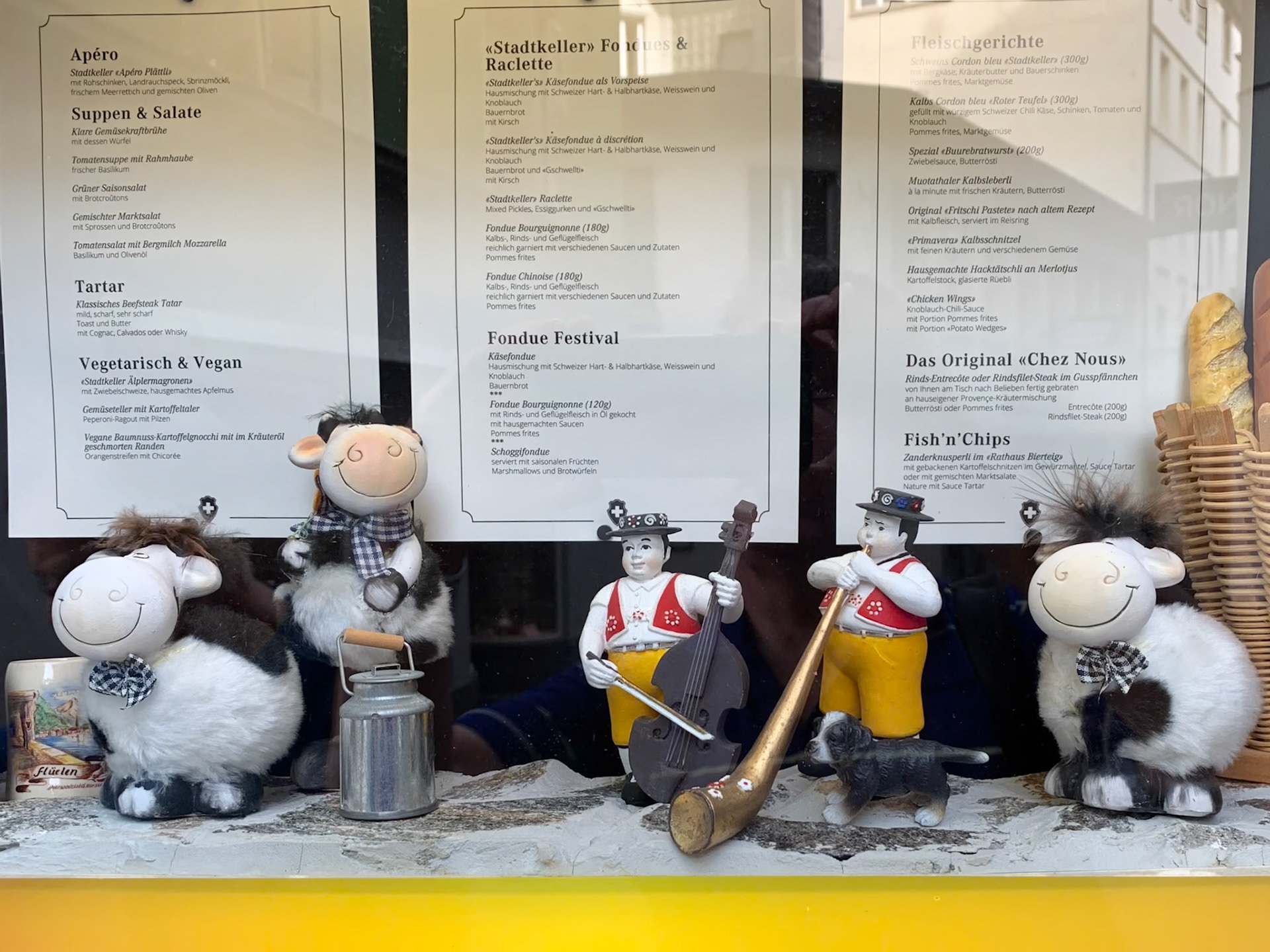 Walking around Luzerne.