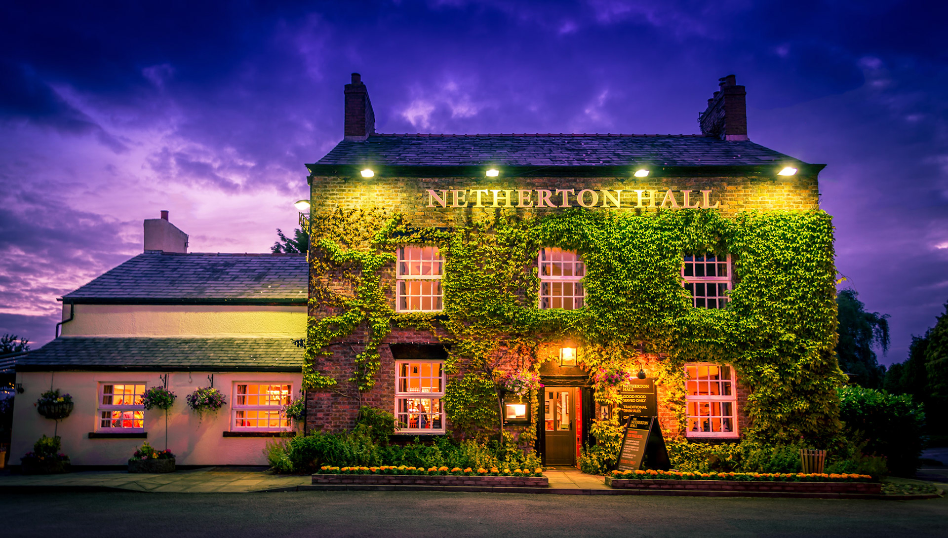 Netherton Hall, Frodsham - JW Lees use this image as the header to their "Run Your Own Pub" page