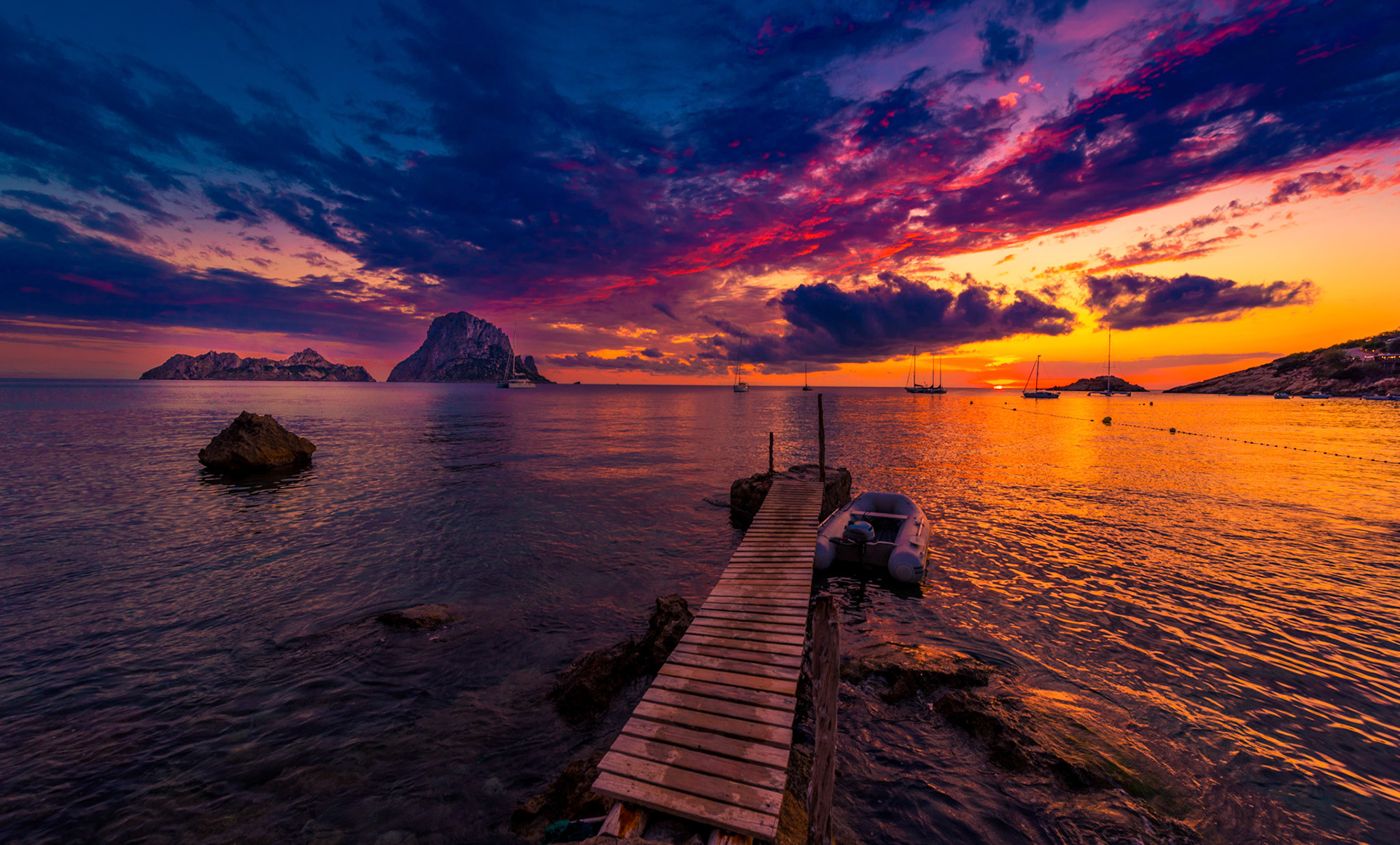 Es Vedra, Ibiza, for local nightclub promoter looking to use non-club photos to promote the night