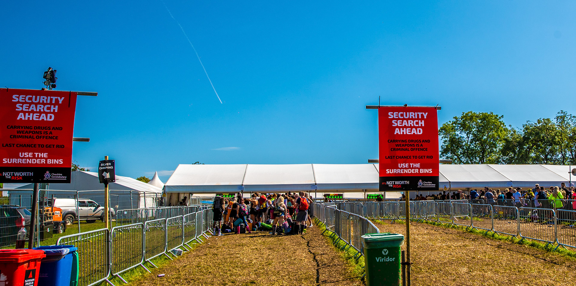 Safety and security photos for festival operations team and local authorities