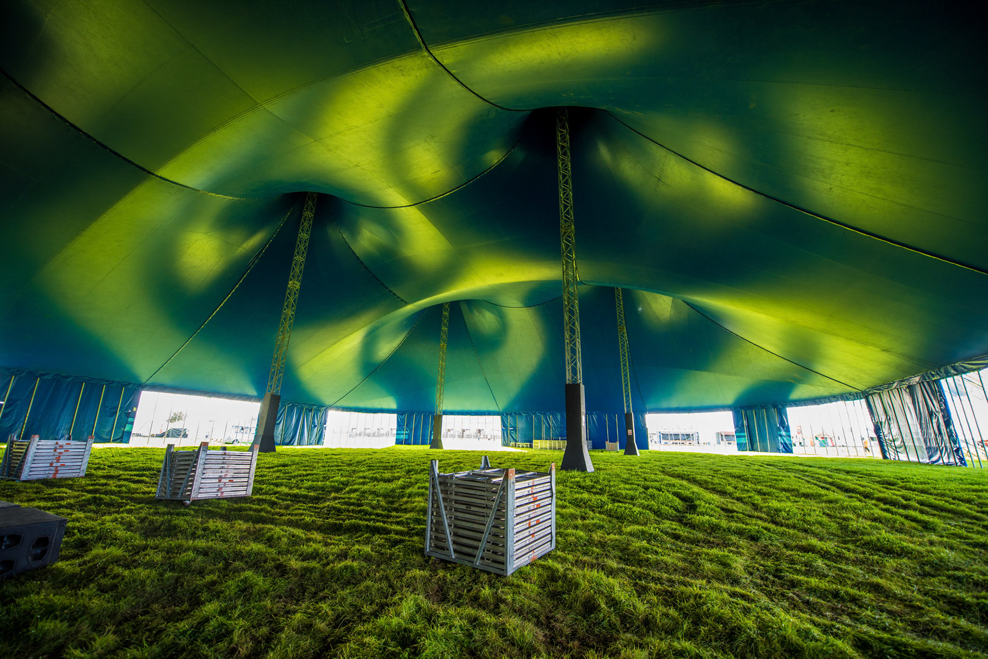 Shoot for big top company at a large international festival