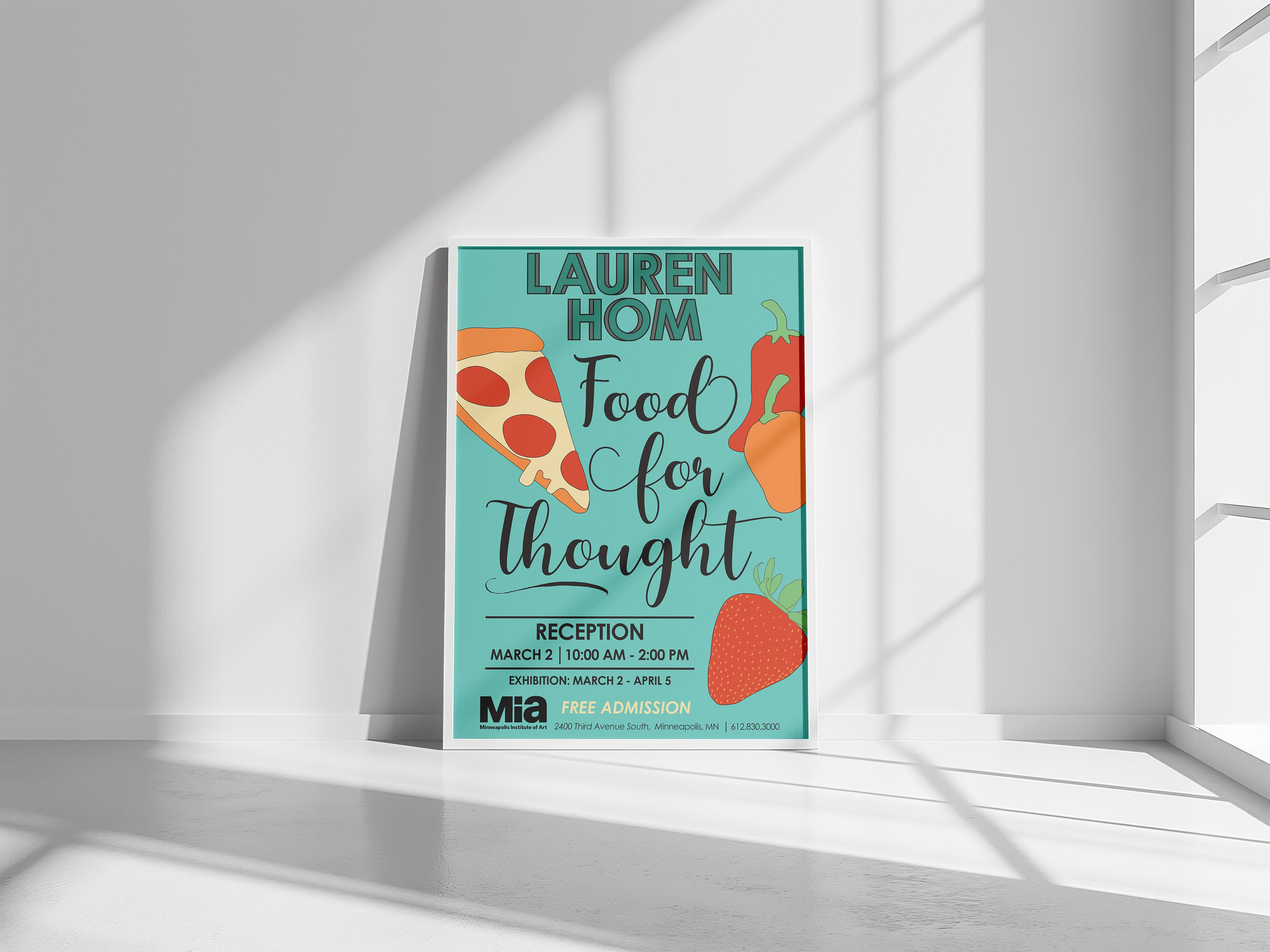 Poster for Lauren Hom Event