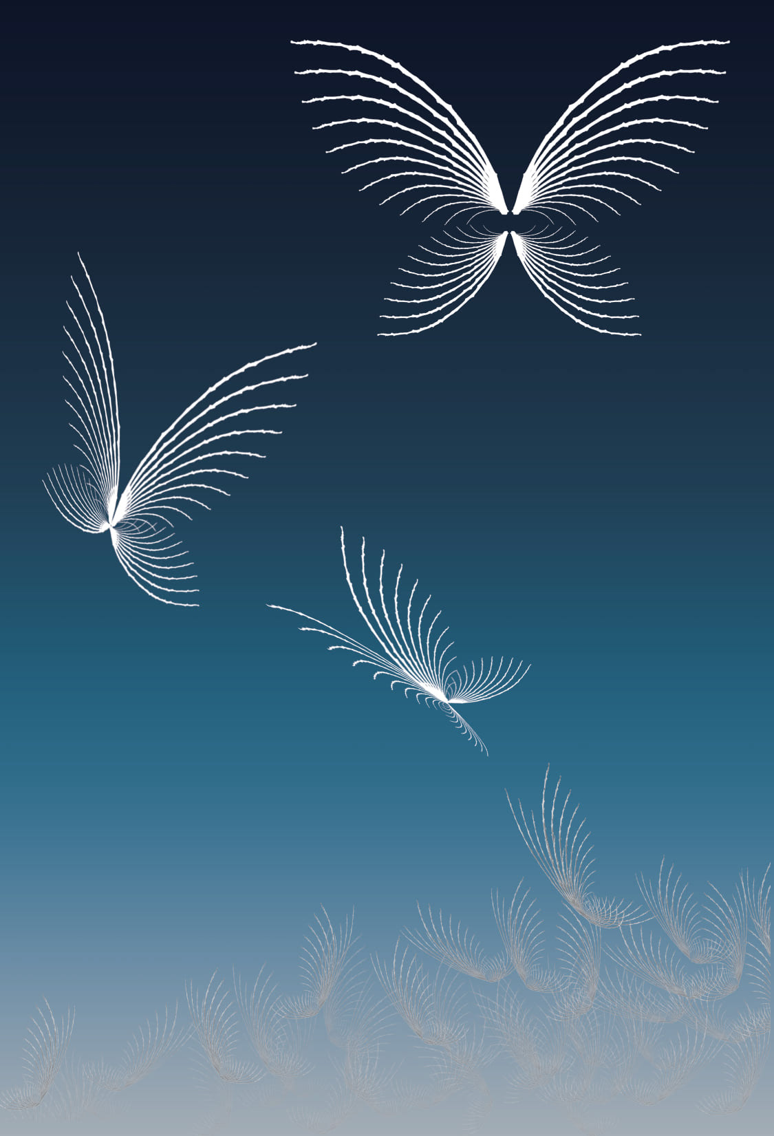 Image made from scanned twig