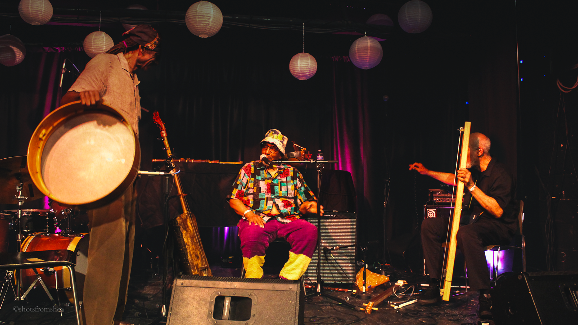 "Heart Trio",  Hamid Drake, William Parker, and Cooper Moore
