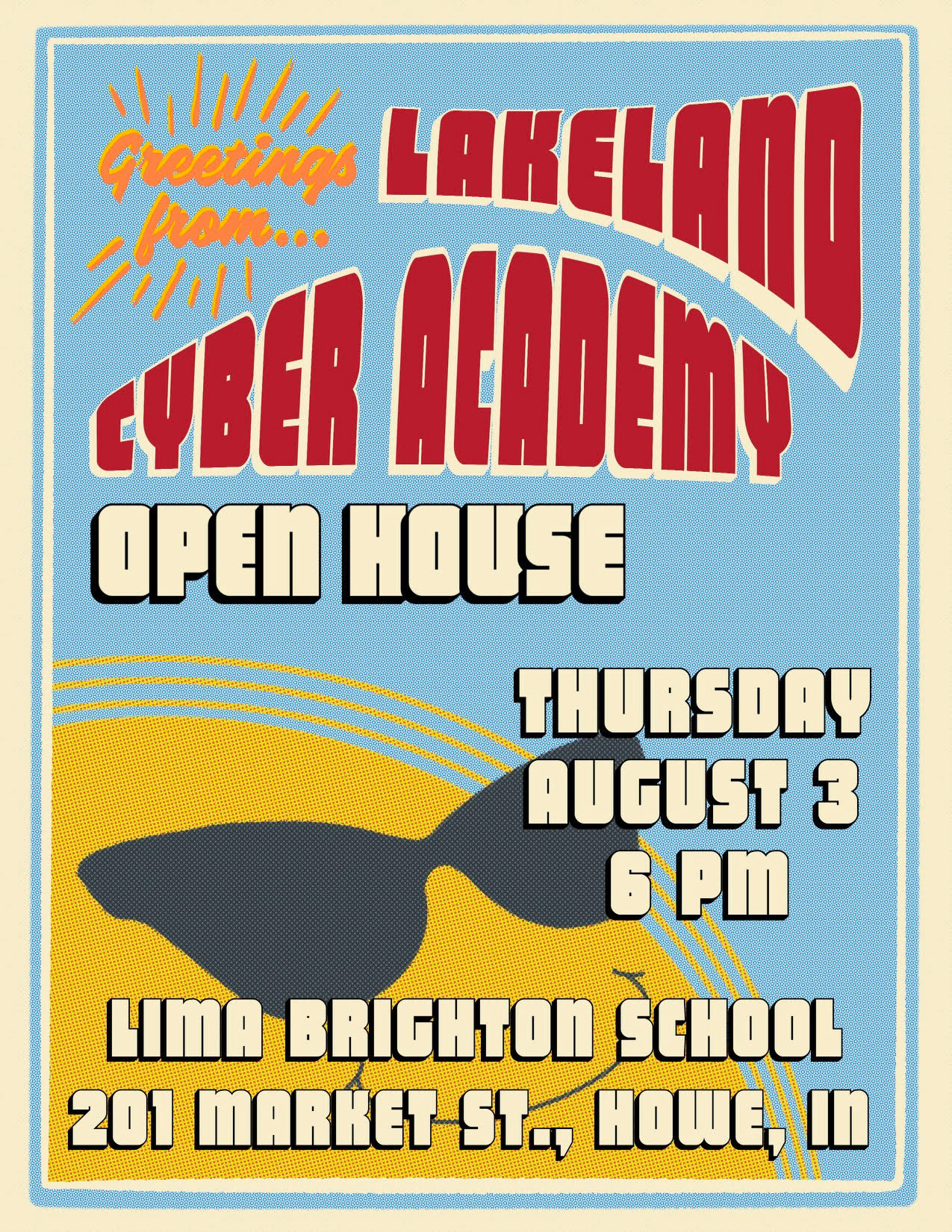 Poster commissioned for Open House