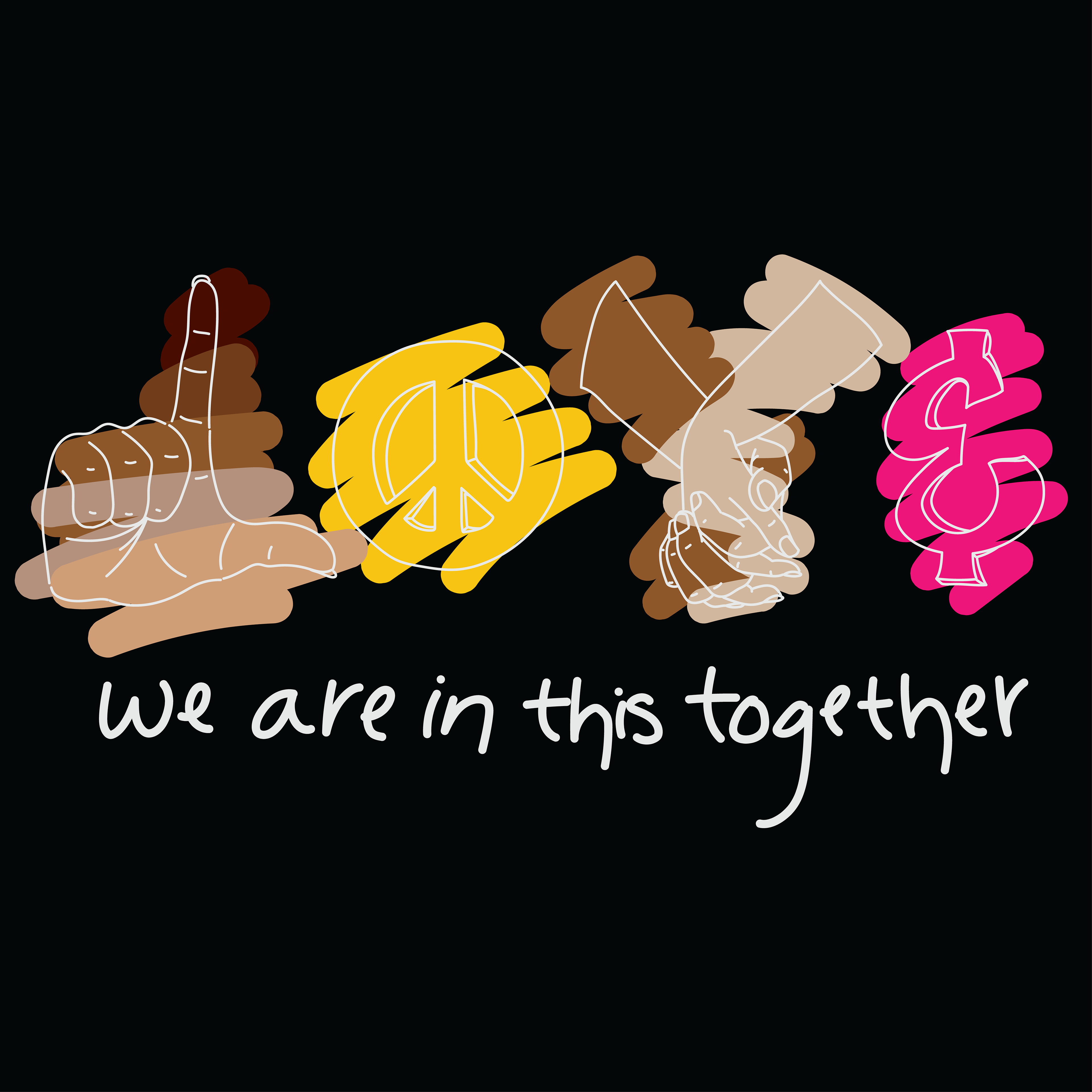 T-shirt design (colorized)