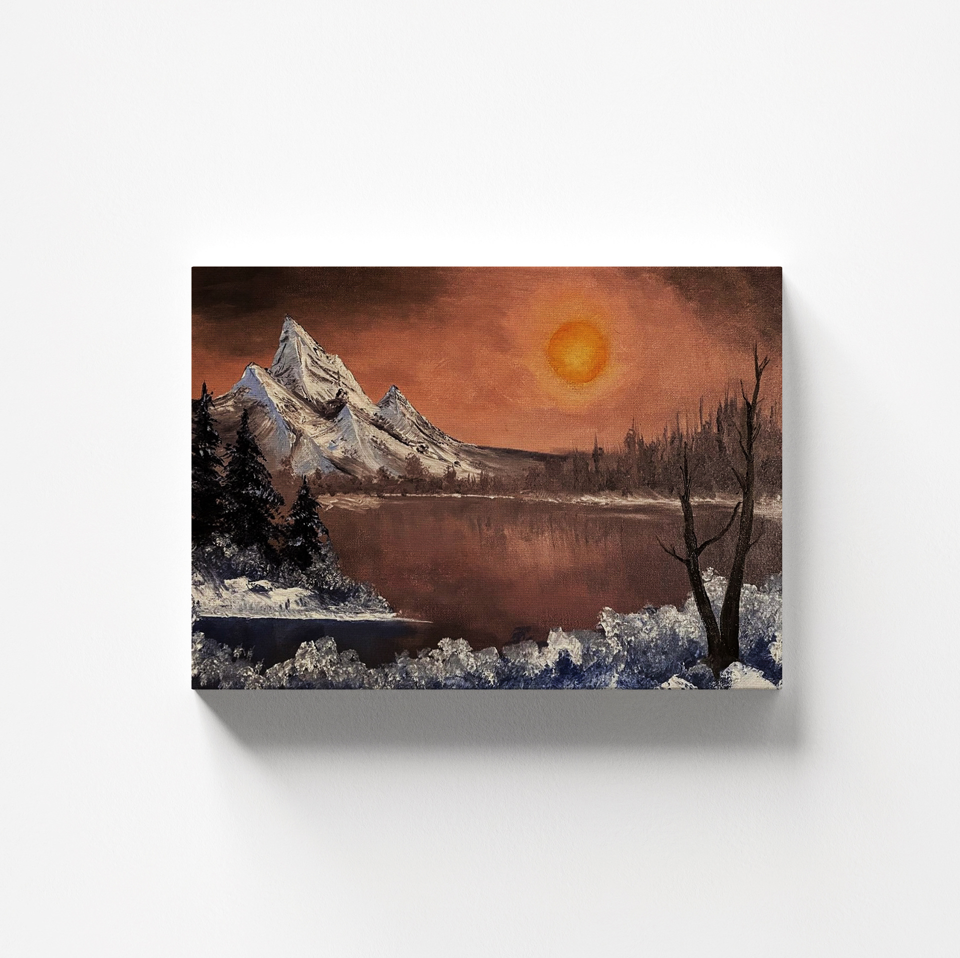 Bob Ross Rendition - Oil Painting