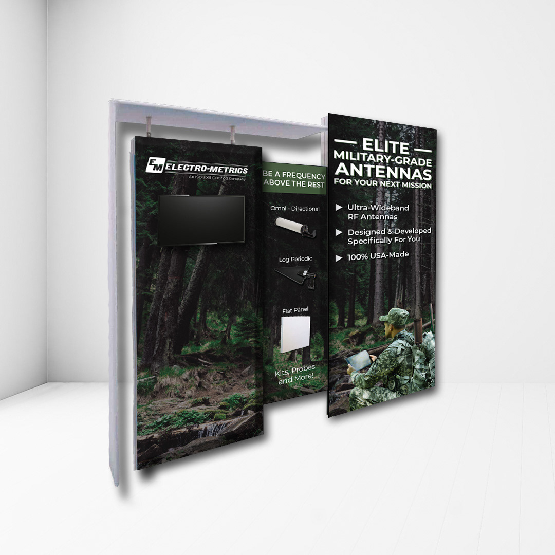 Electro-Metrics Trade Show Graphic