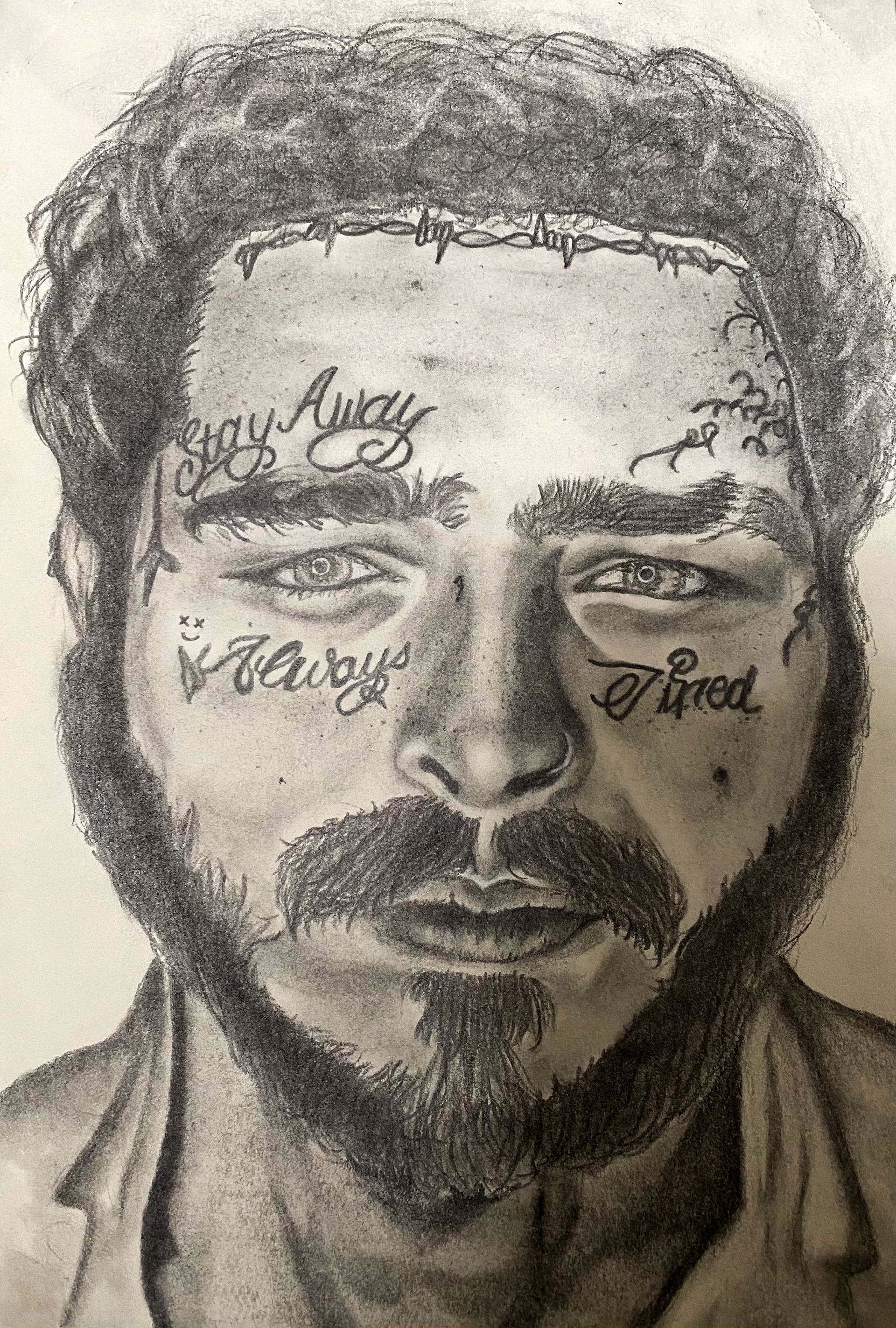 Post Malone - Graphite Illustration