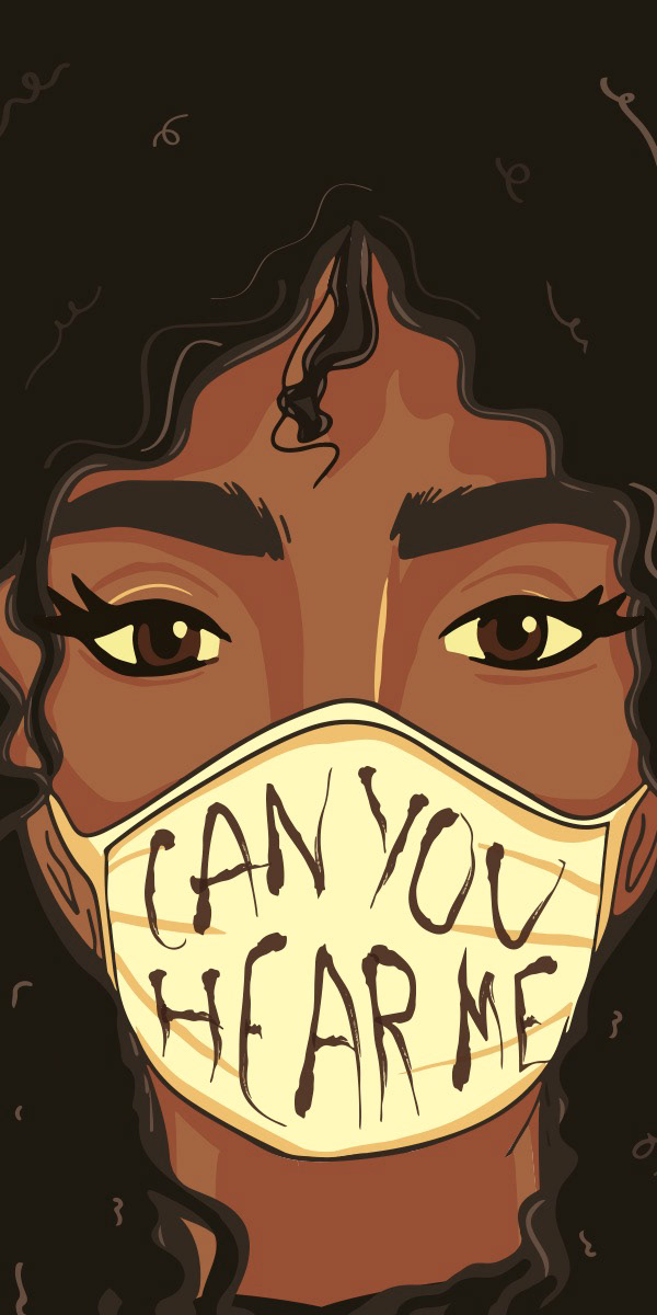 BLM Mural (hanging 4ft x 8ft in SUNY Cortland)