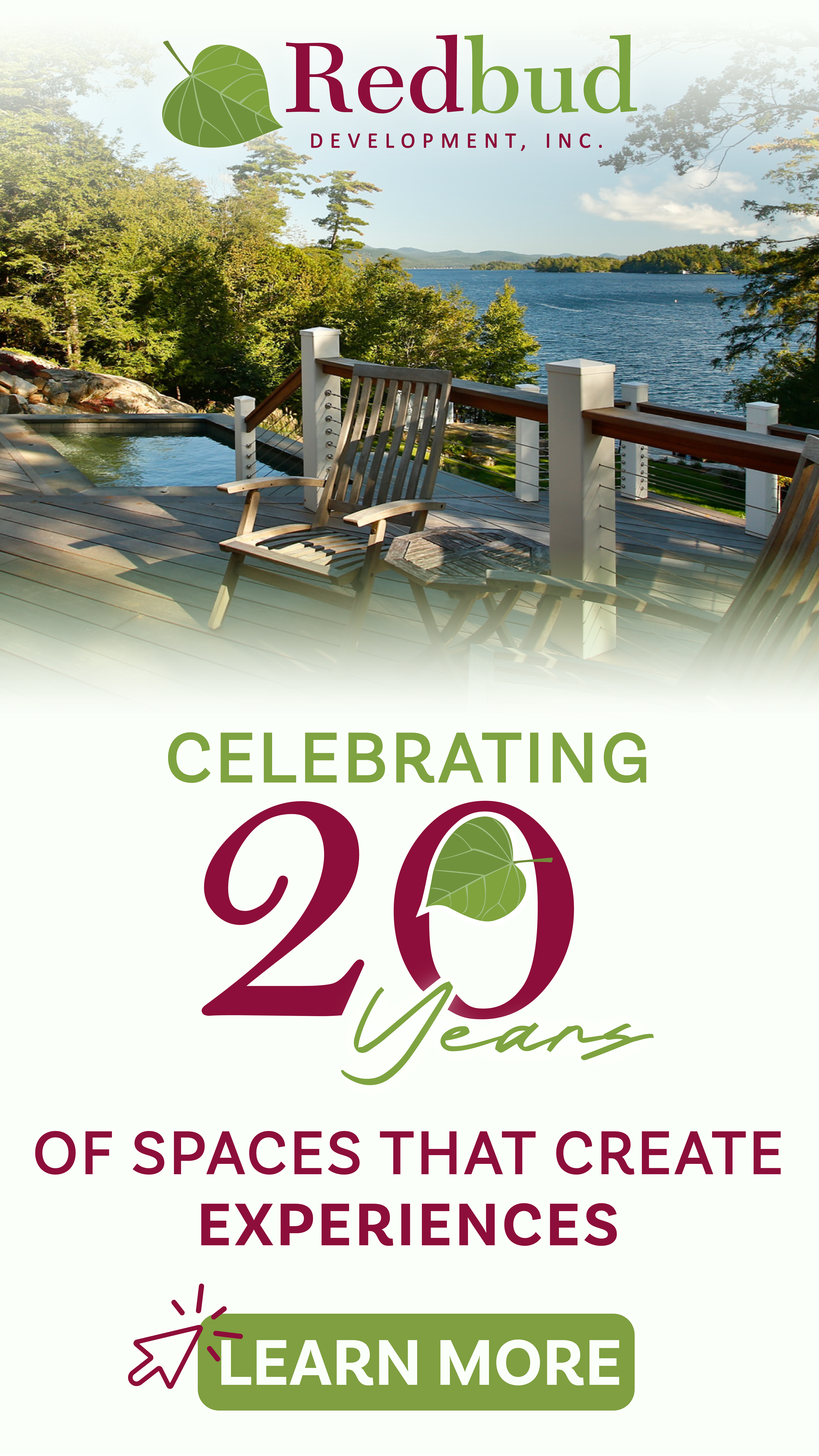 Redbud Development - 20 Year Anniversary Ad