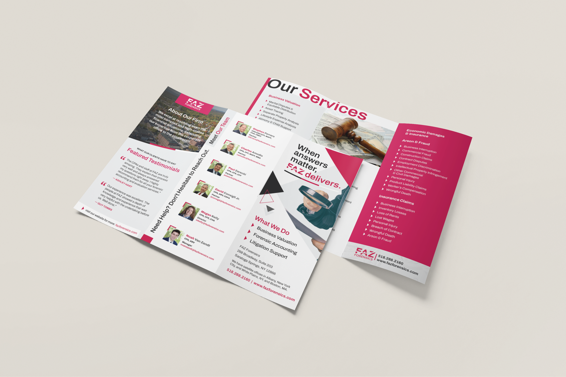 FAZ Forensics - Trifold