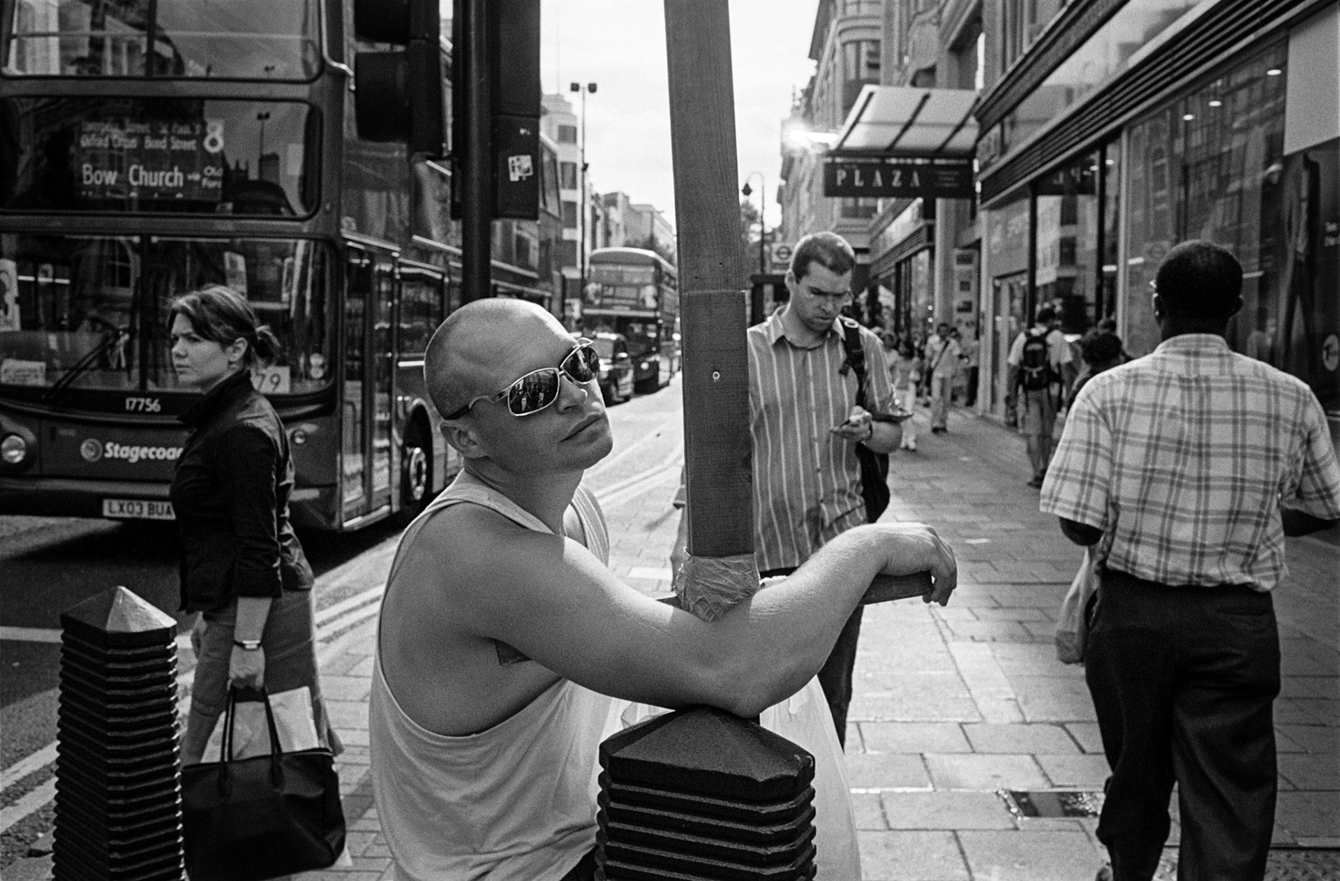 Man with sunglasses, 2004