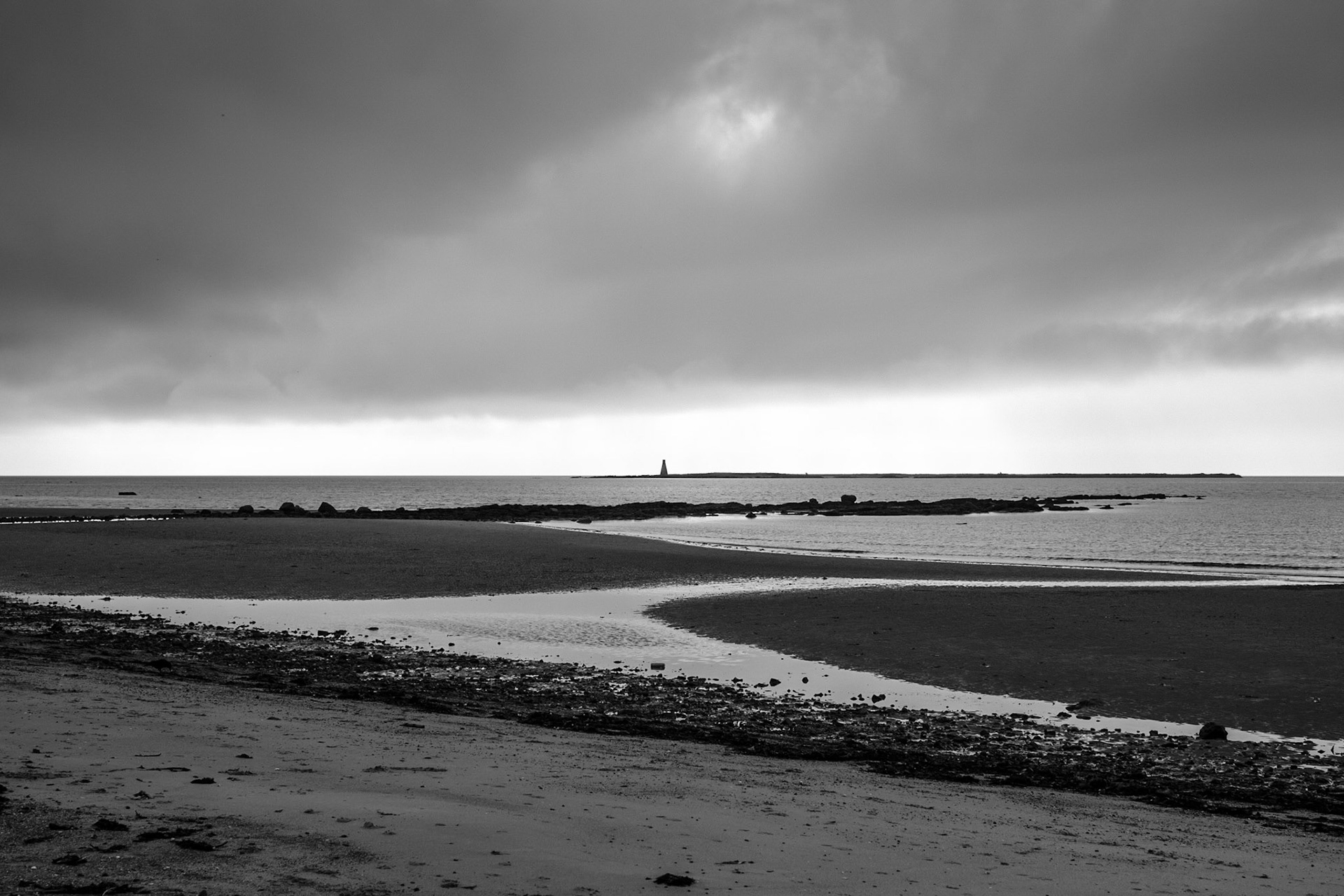 Low tide at Largs, 2017.