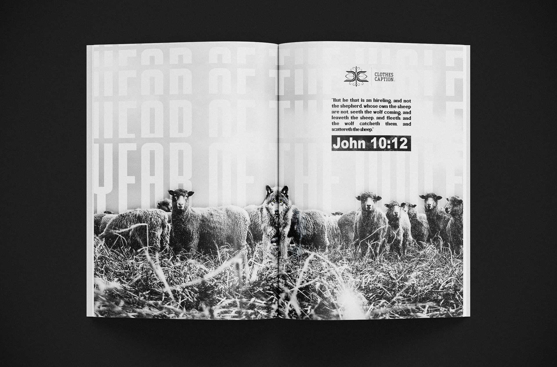 Wolf Amongst Sheep Magazine Ad