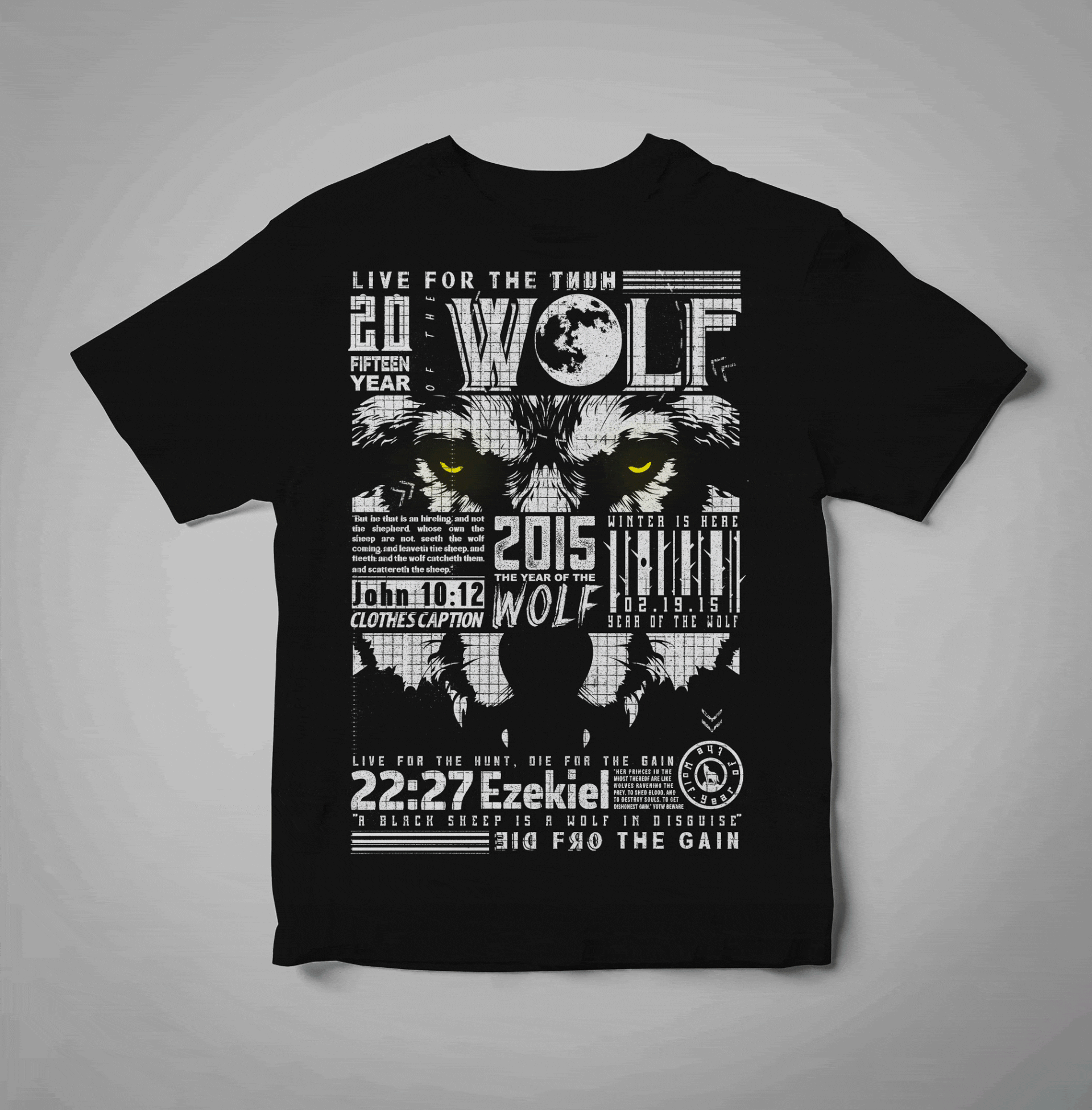 Year of the Wolf Graphic Glow Tee