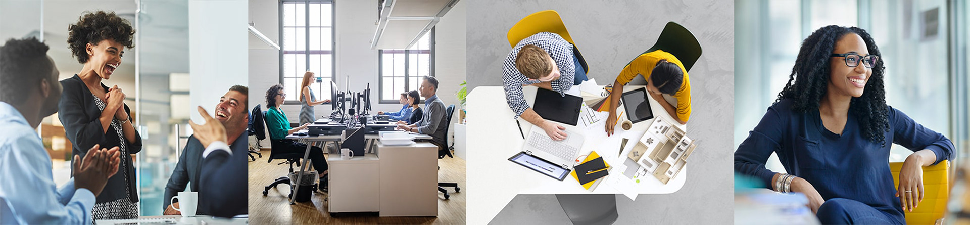 Environmental Photography - iStockphoto.com serves as our main resource for photography. We prioritize authentic images without filters, featuring people and vibrant colors that ideally align with CloudCheckr’s color palette.