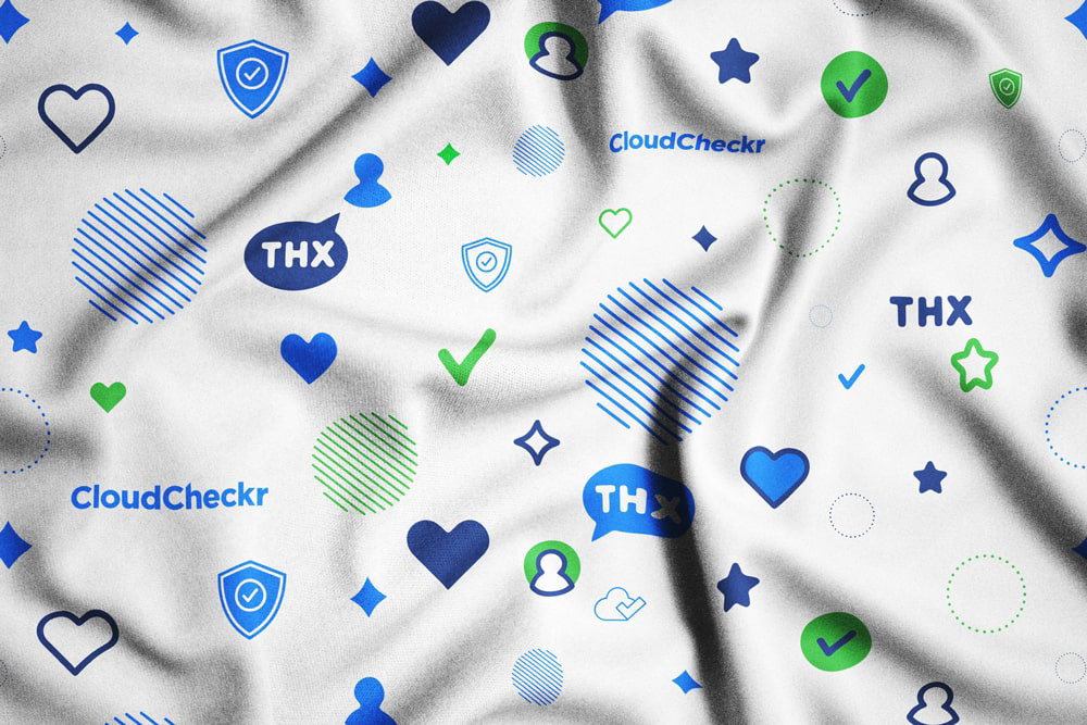 Brand Pattern - This repeating pattern serves as a visual enhancement that reinforces the brand identity across various materials. It features a combination of icons, symbols, and our wordmark, harmonized with our color palette to unify the overall aesthetic of the brand.