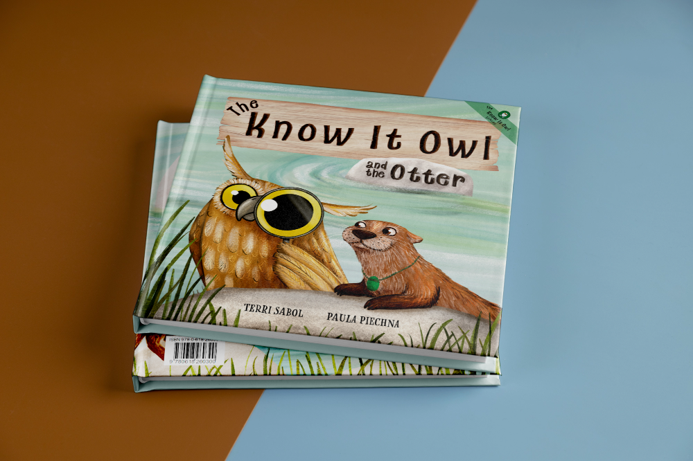 The Know It Owl and the Otter - book mockup