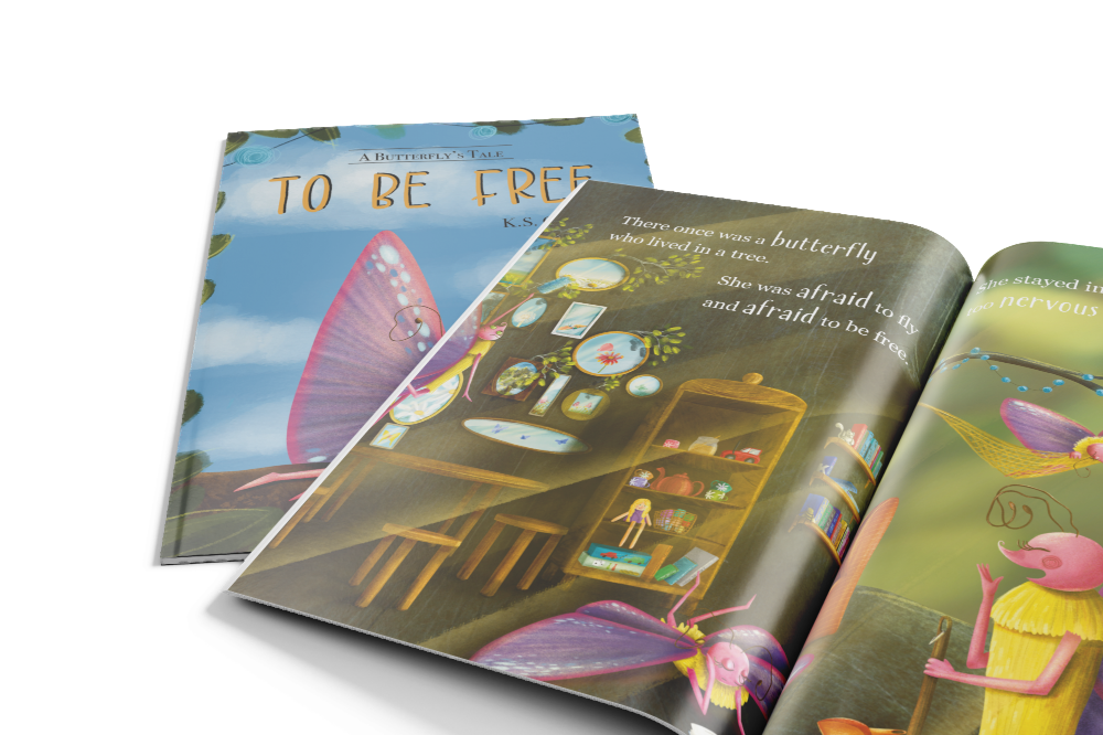 To be free - book mockup