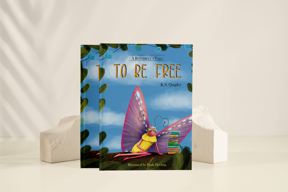 To be free - book mockup