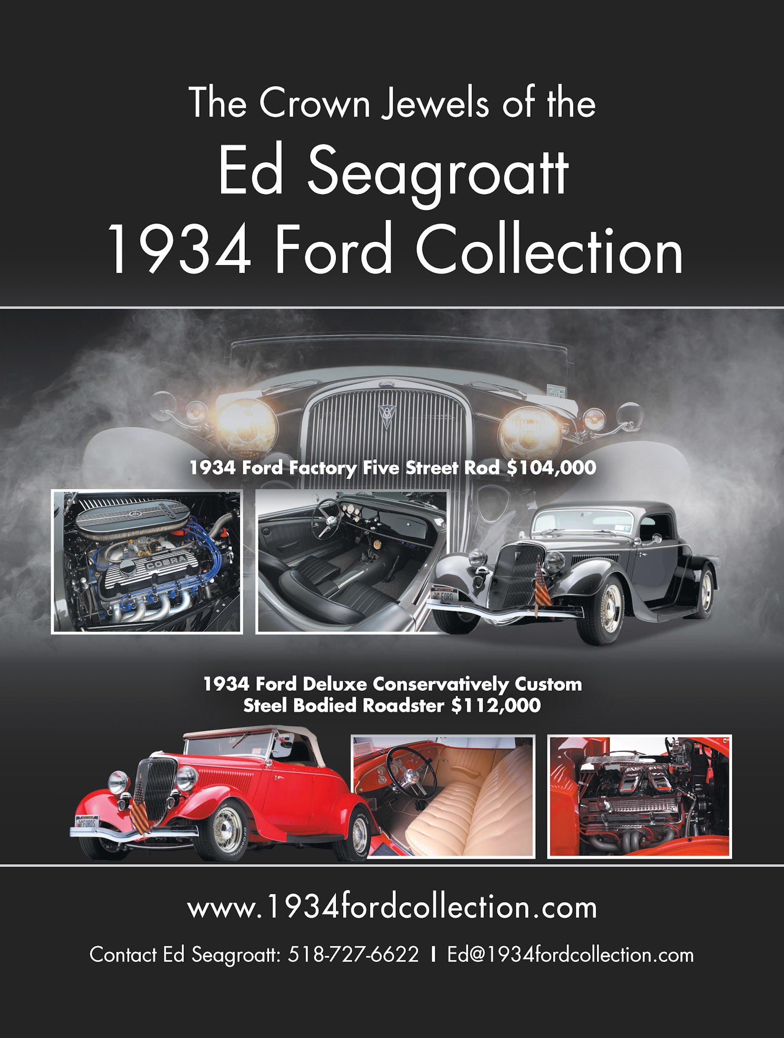 Magazine ad designed for Advertiser in Hemmings Motor News listing pages