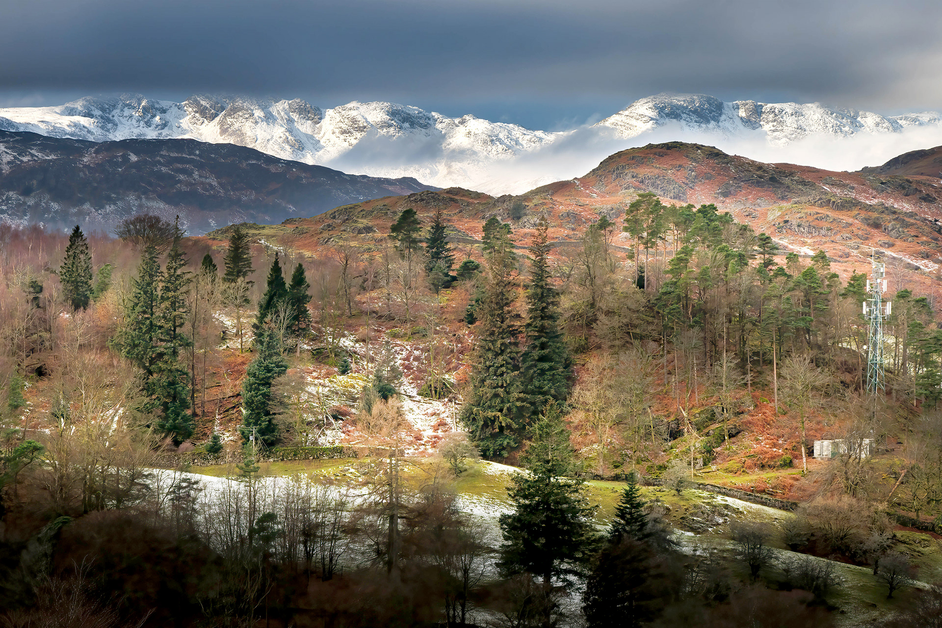 No29 Snow on Crinkle Crags